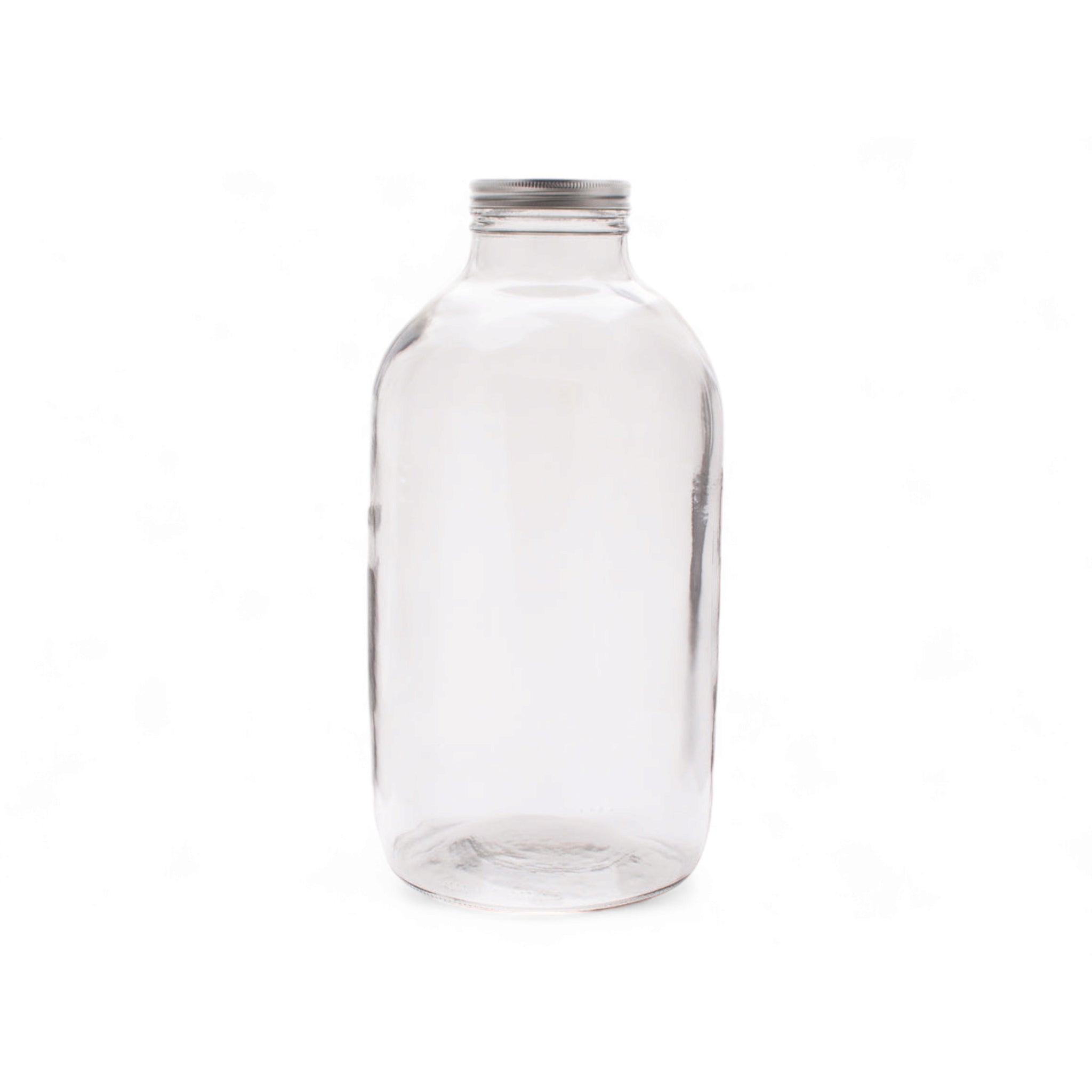 Consol 4L Glass Catering Jar Round with Aluminum Screw Lid BN0549