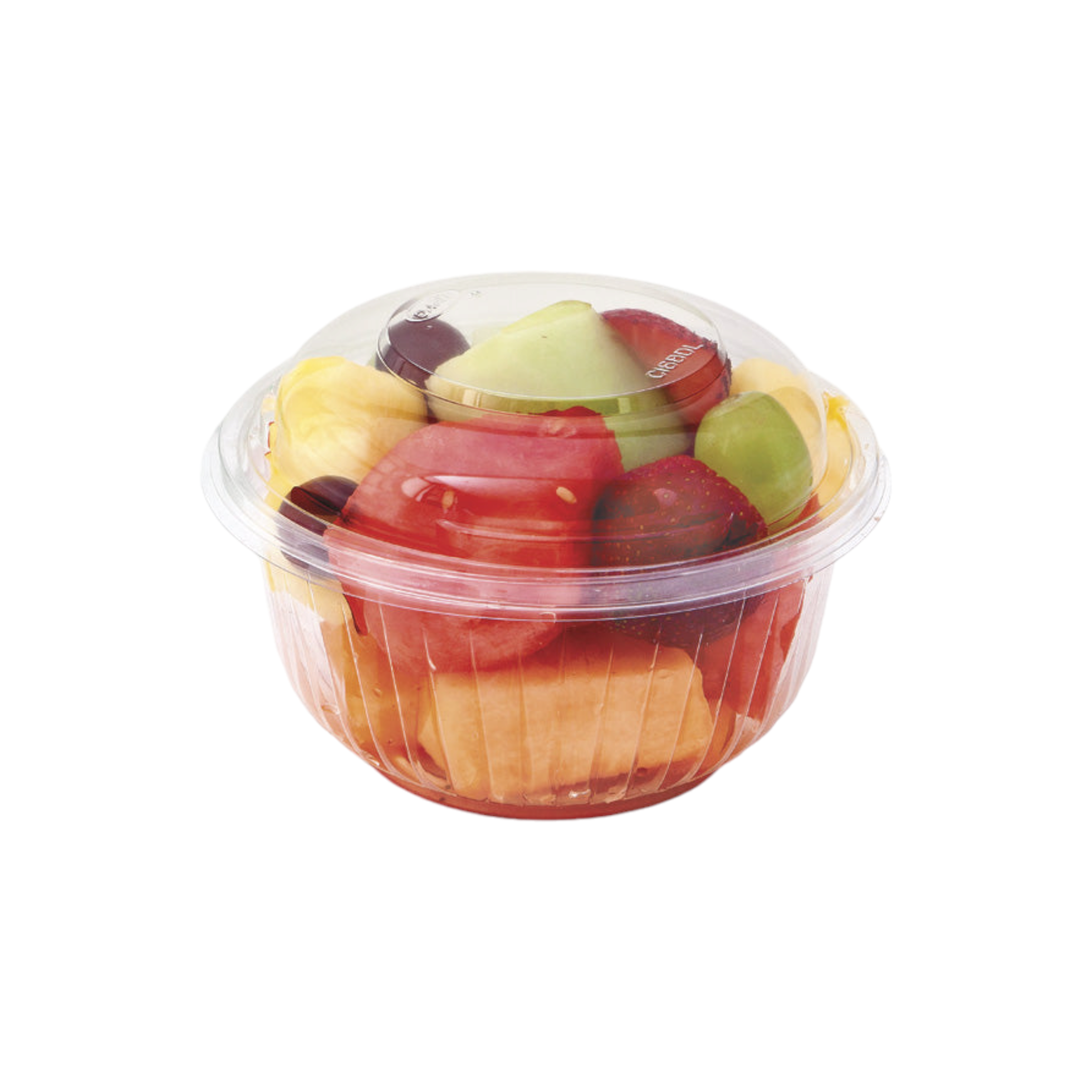 Plastic Disposable Dessert Tubs with Lid - Small Thermos Container 9cmx5cm L42N Fits G51 Lid 10pack