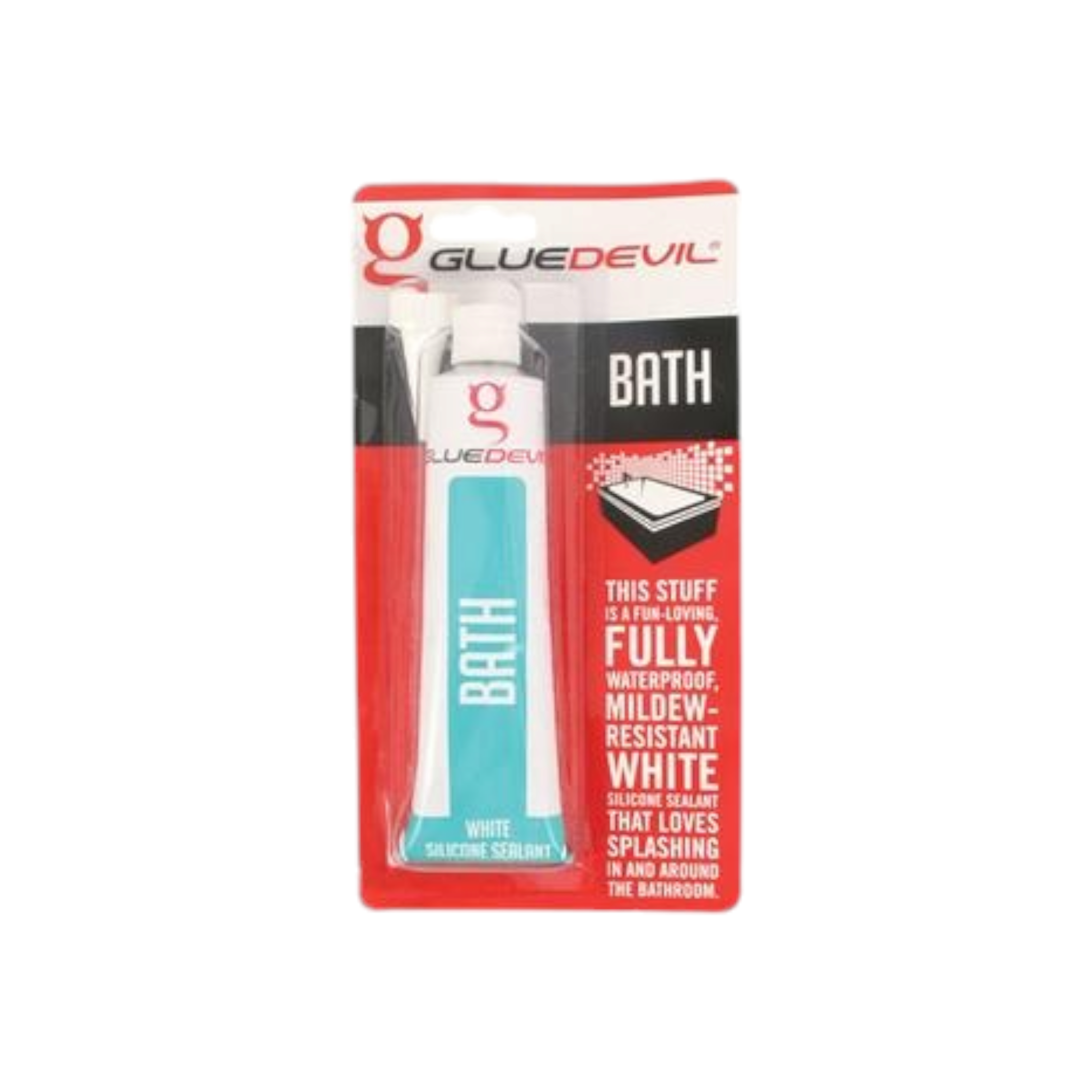 Glue Devil Bath Silicone 90ml White