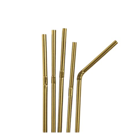 Flexible Bendy Straws Plastic 5mm 100pack