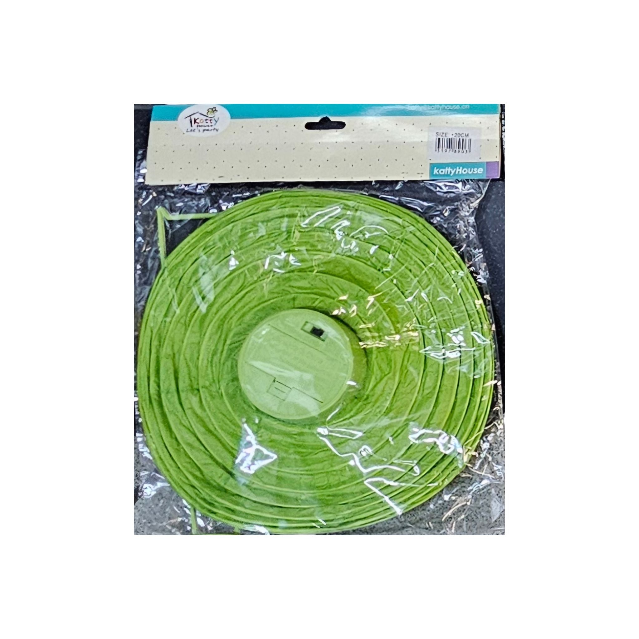 Chinese LED Paper Lantern Round Ribbed