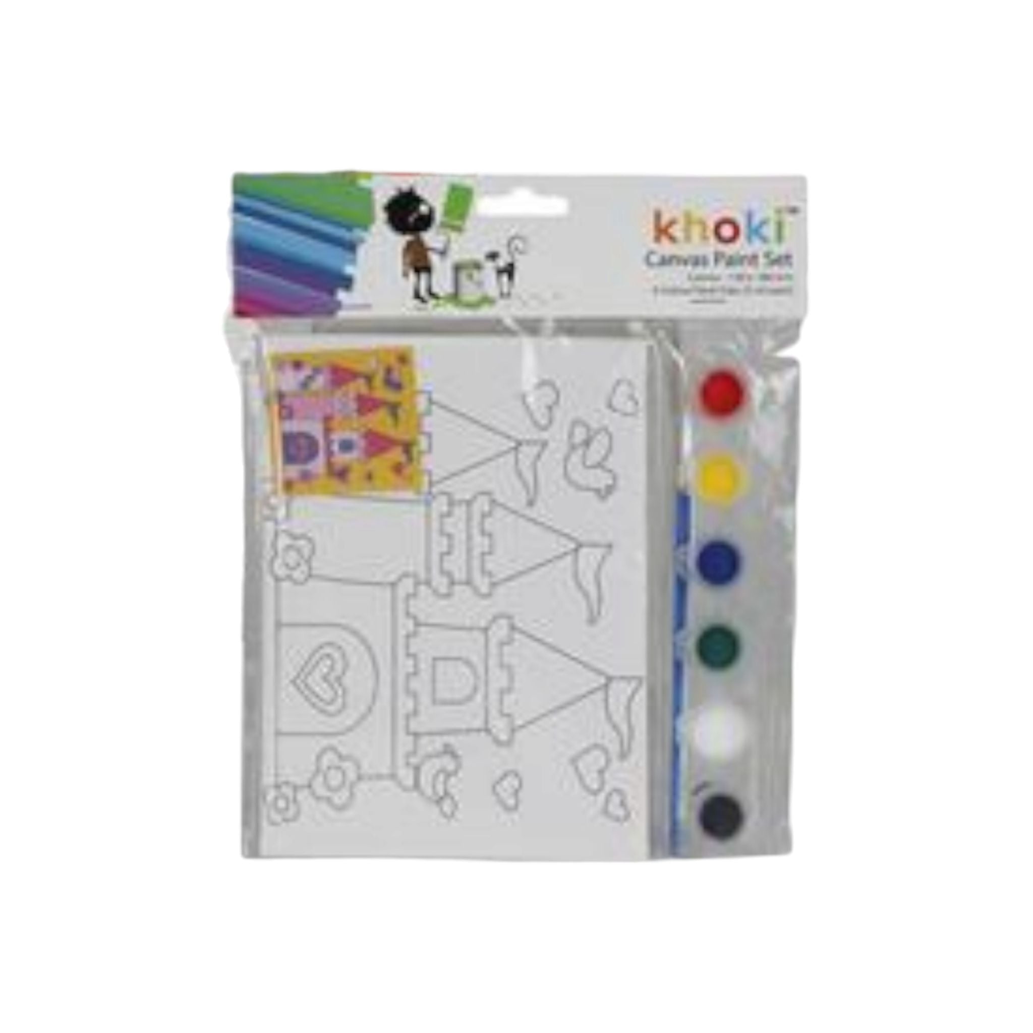 Arts Crafts Paint & Canvas Set