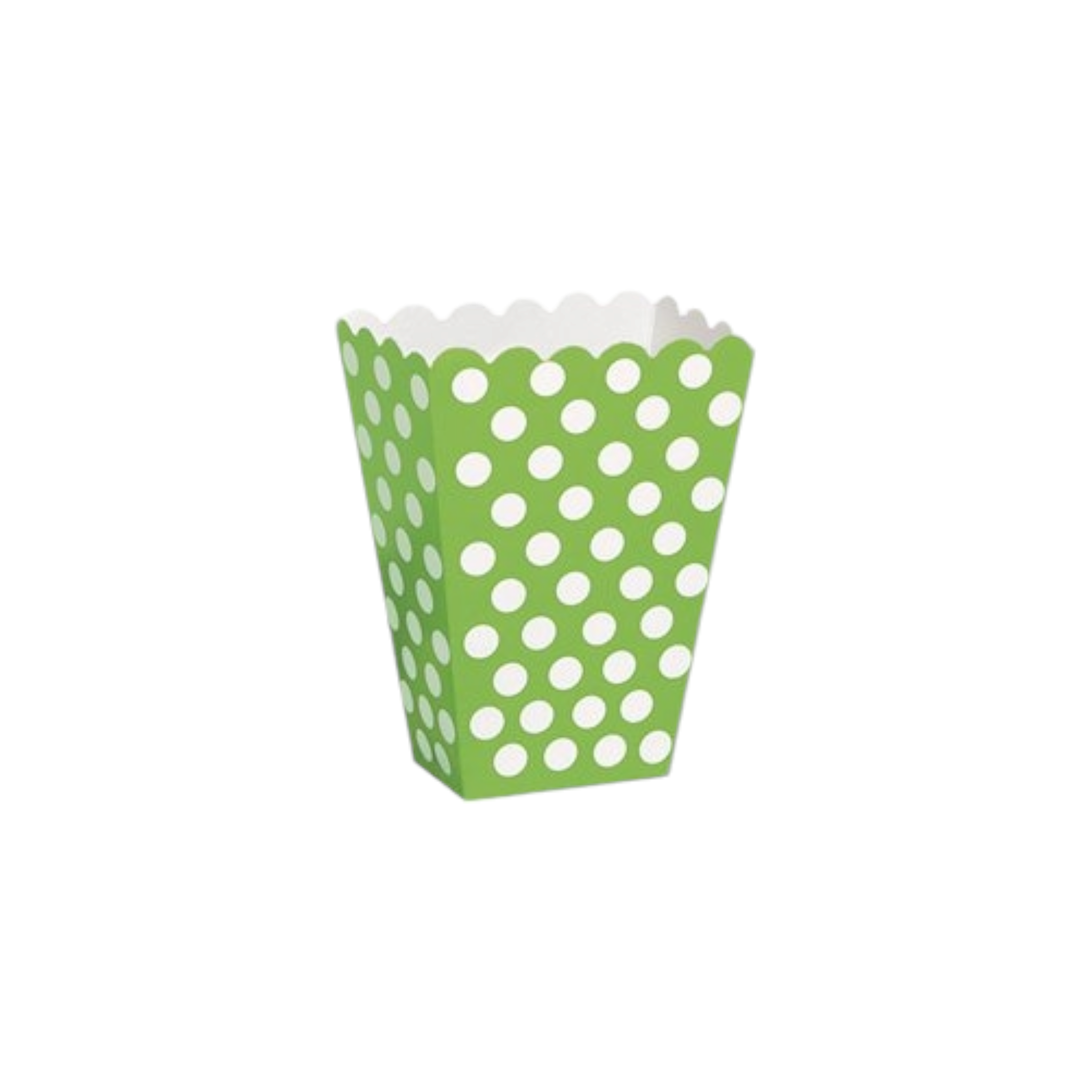 Popcorn Holder Boxes Polka Dot 10pack