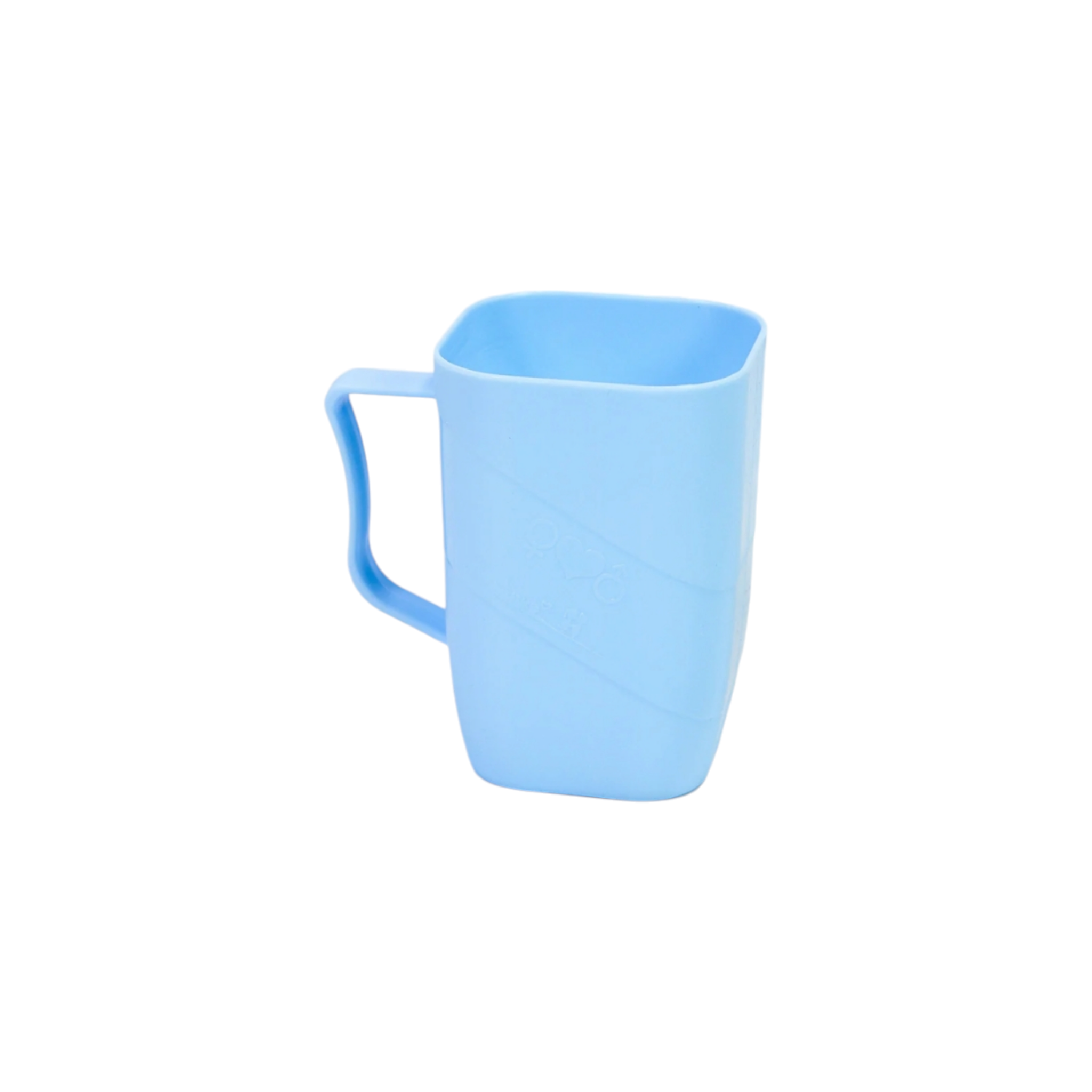 Plastic Drinking Mug Square 11cm