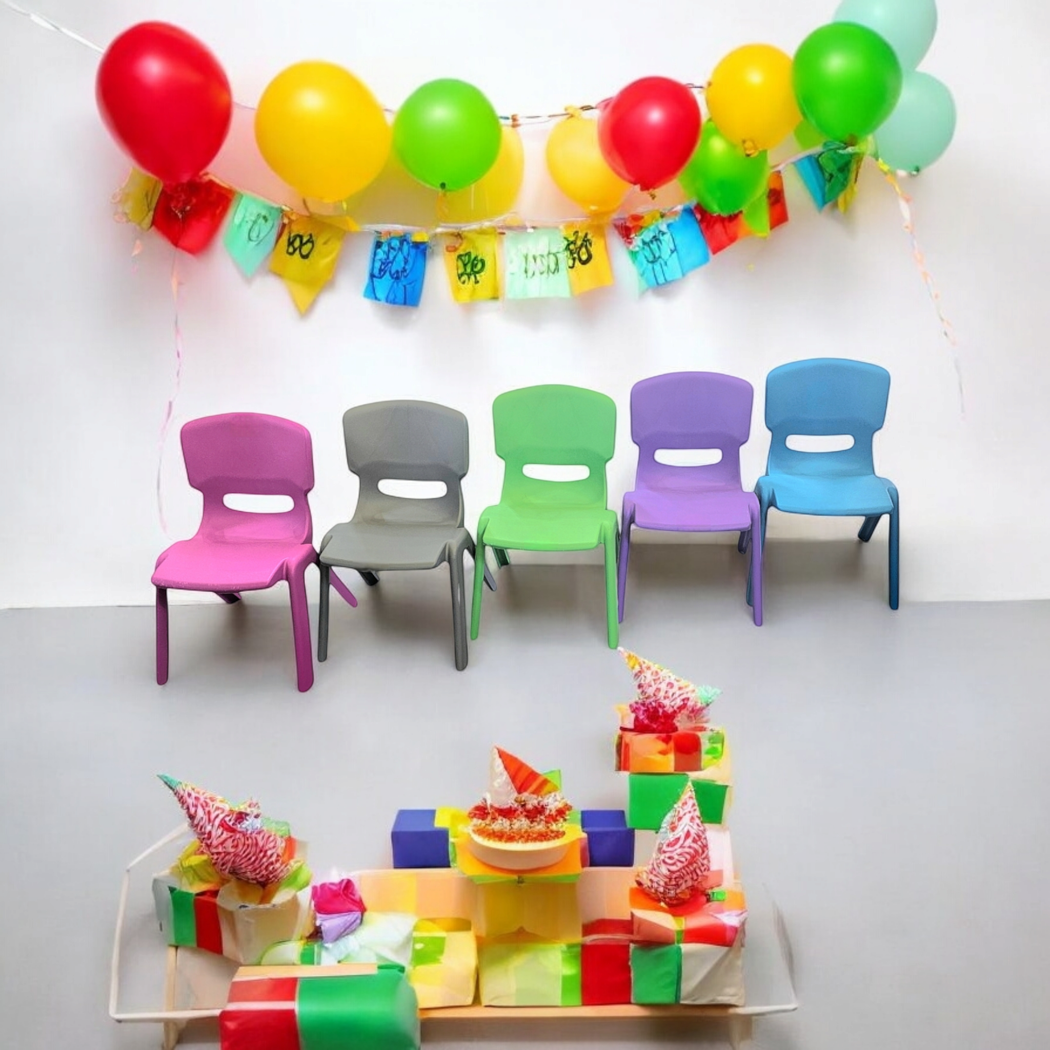 Preschool Kiddies Chair 40cm Stackable