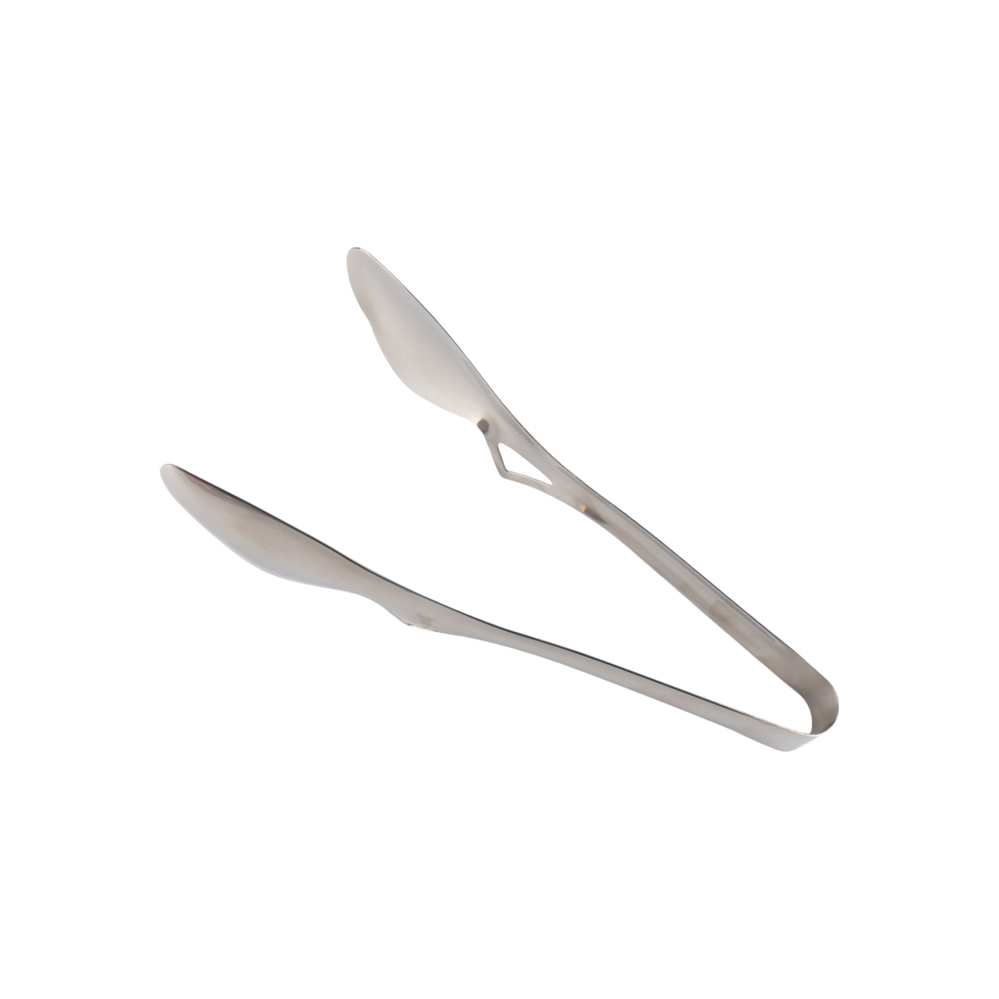 Stainless Steel Tong 25cm Teardrop Solid