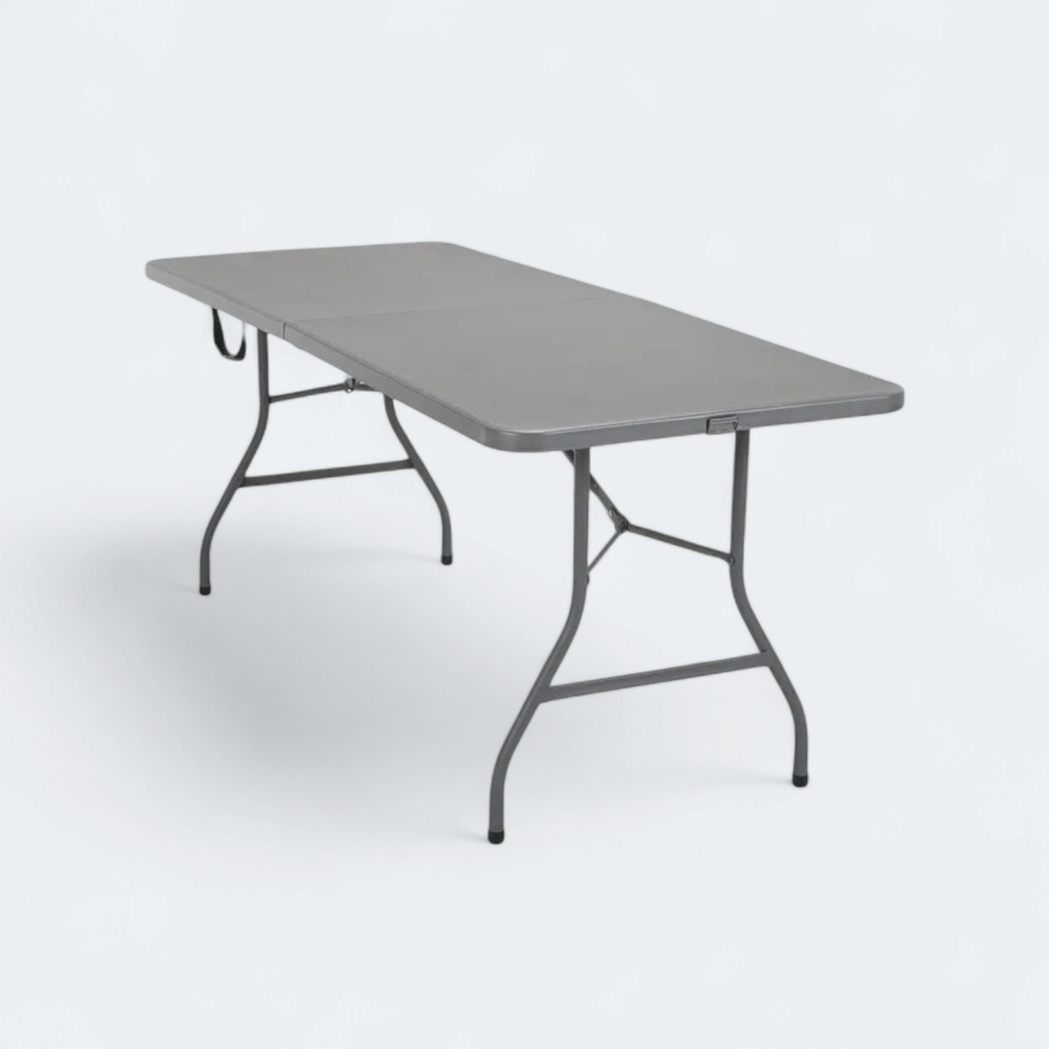 1.8m Folding Trestle Table 6ft Grey