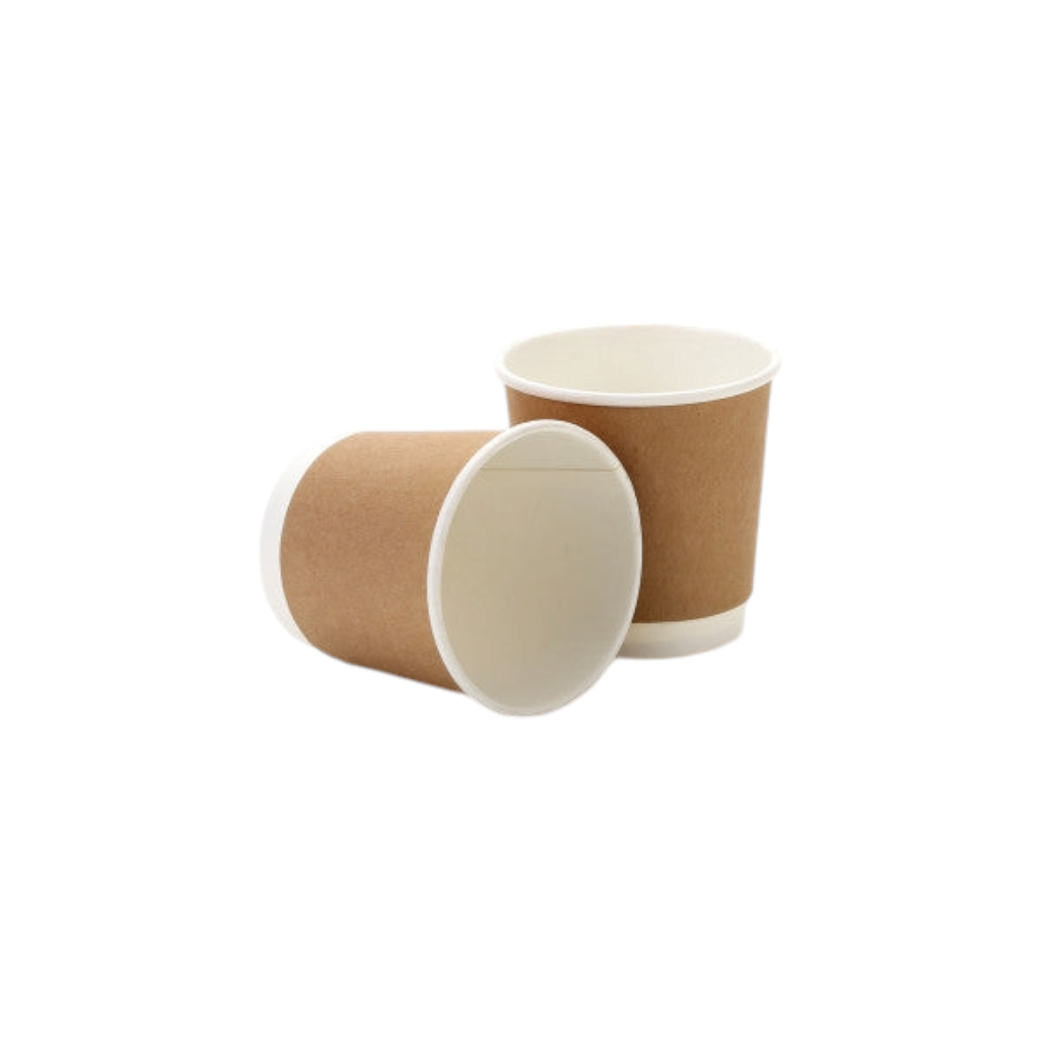 100ml Espresso Coffee Cup Kraft Double Wall 10pack