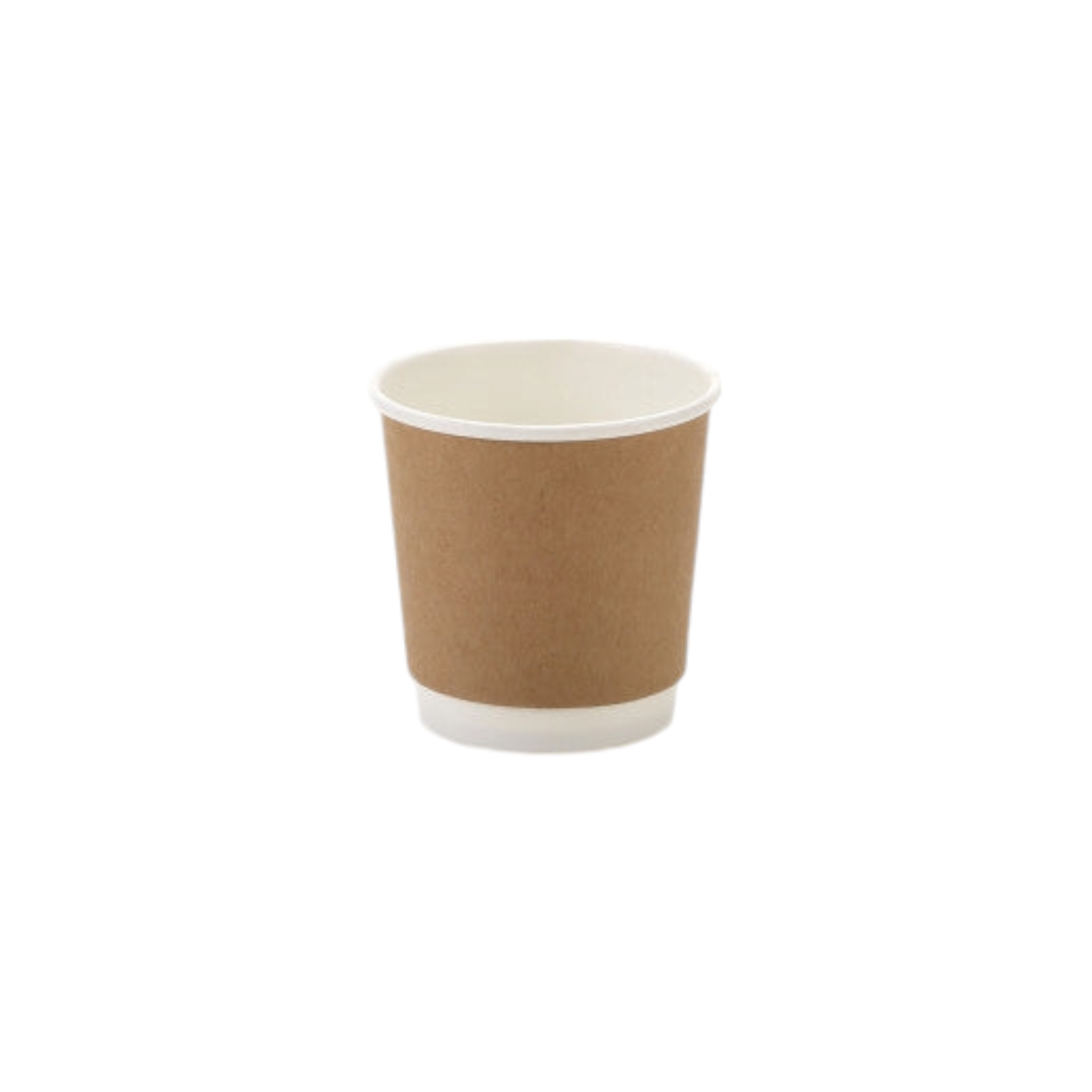 100ml Espresso Coffee Cup Kraft Double Wall 10pack