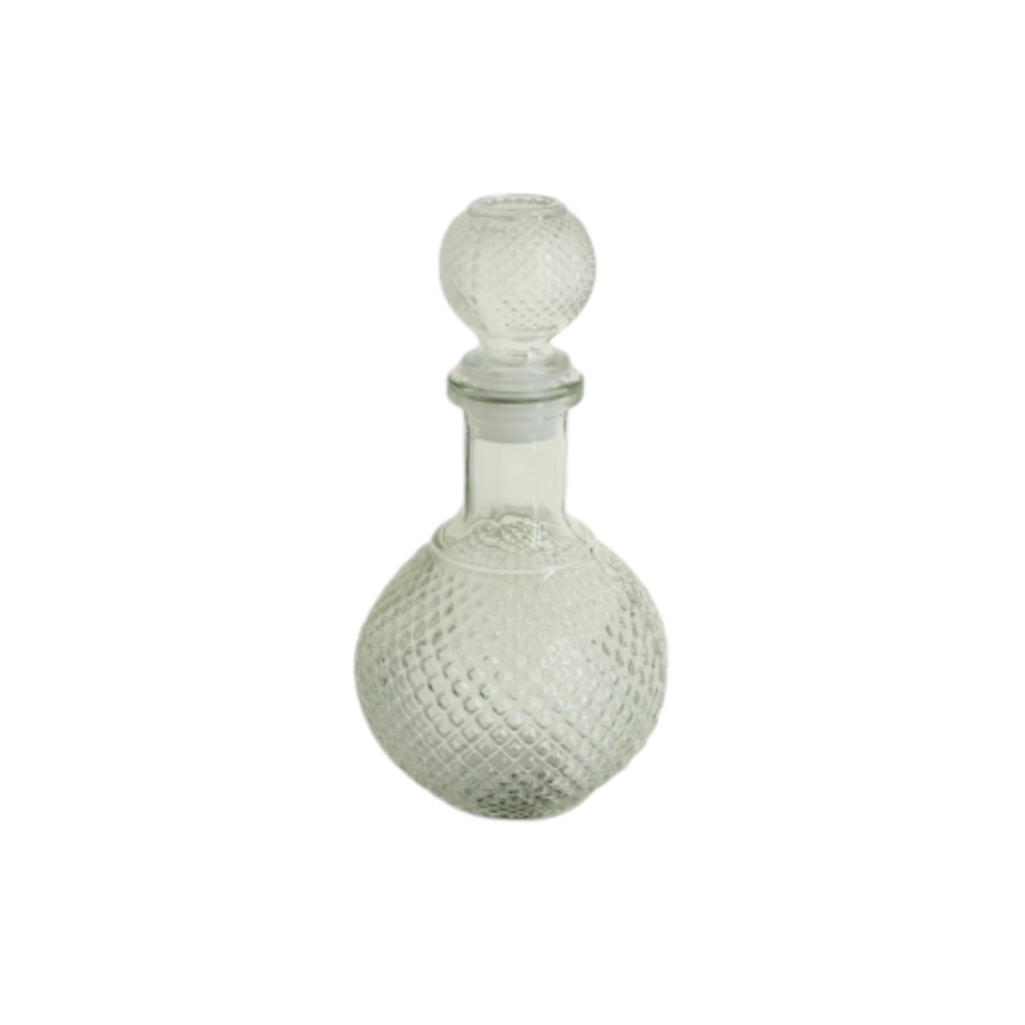 Glass Decanter Bottle 350ml Round GL2320