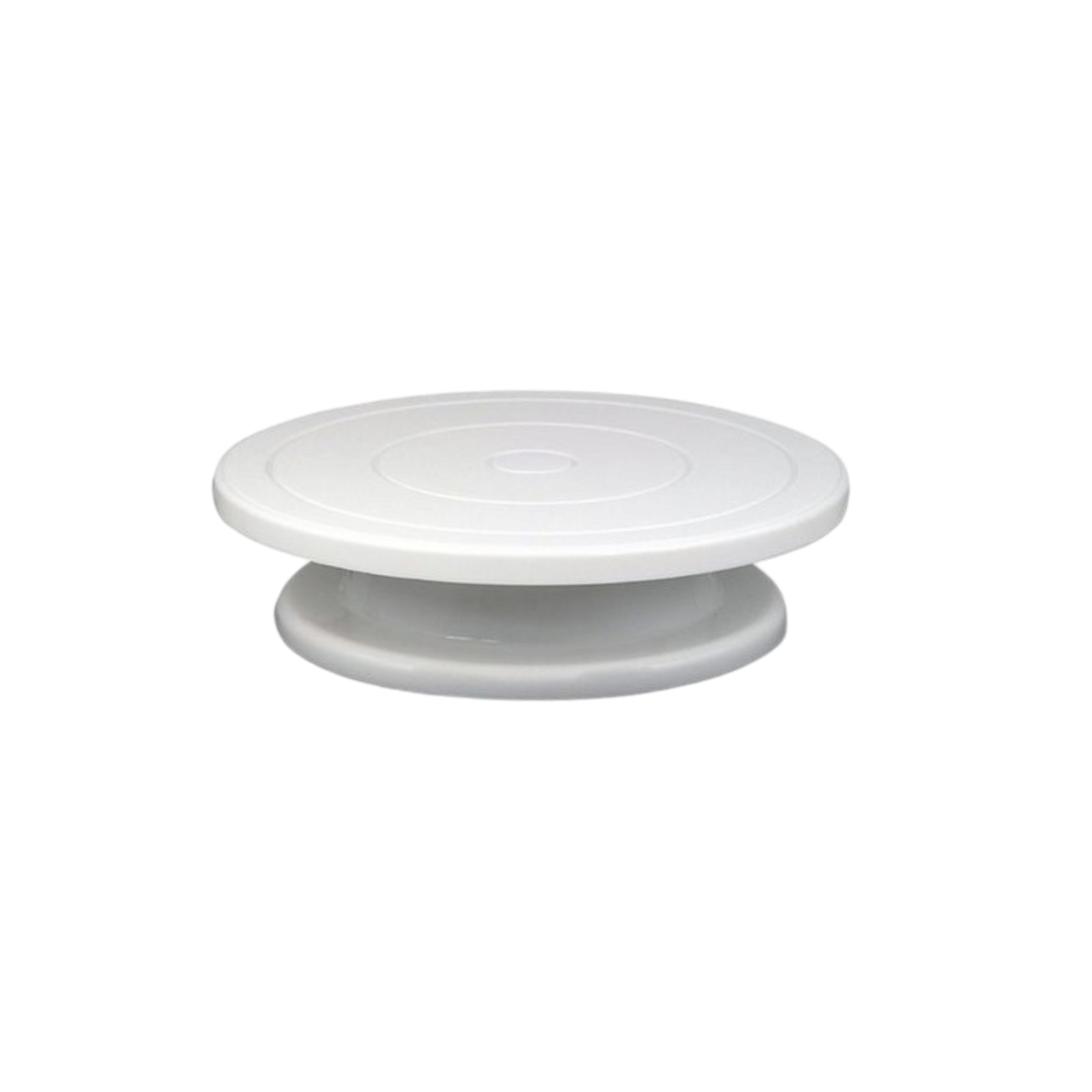 Mini Cookies Decorating Turntable with Stand 12.4x1.8cm Plastic Non-Slip