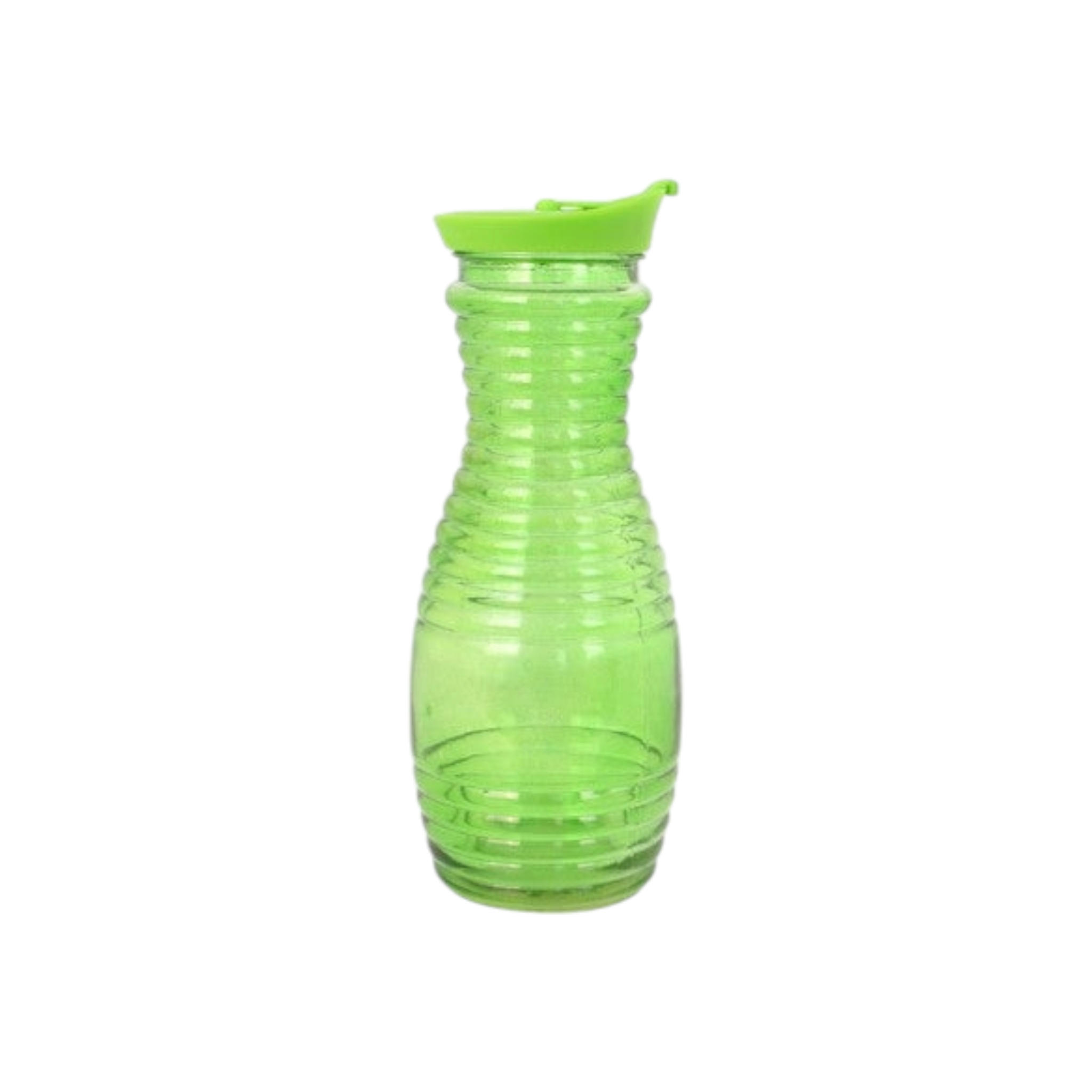 Glass Water Bottle with Plastic Lid 28x8cm