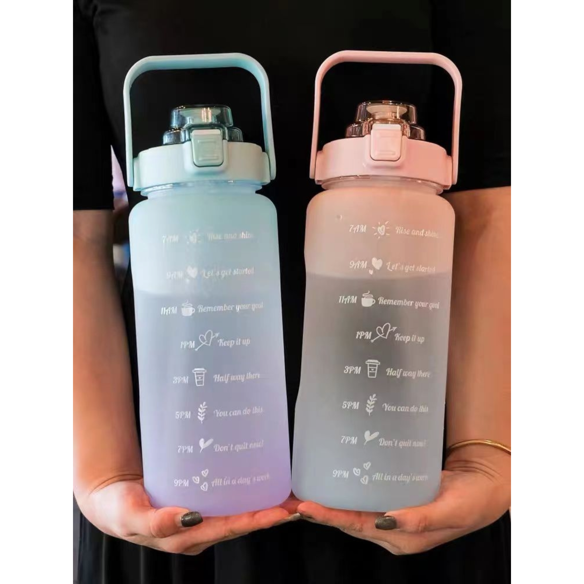 Motivational Sports Water Bottle 2.75L