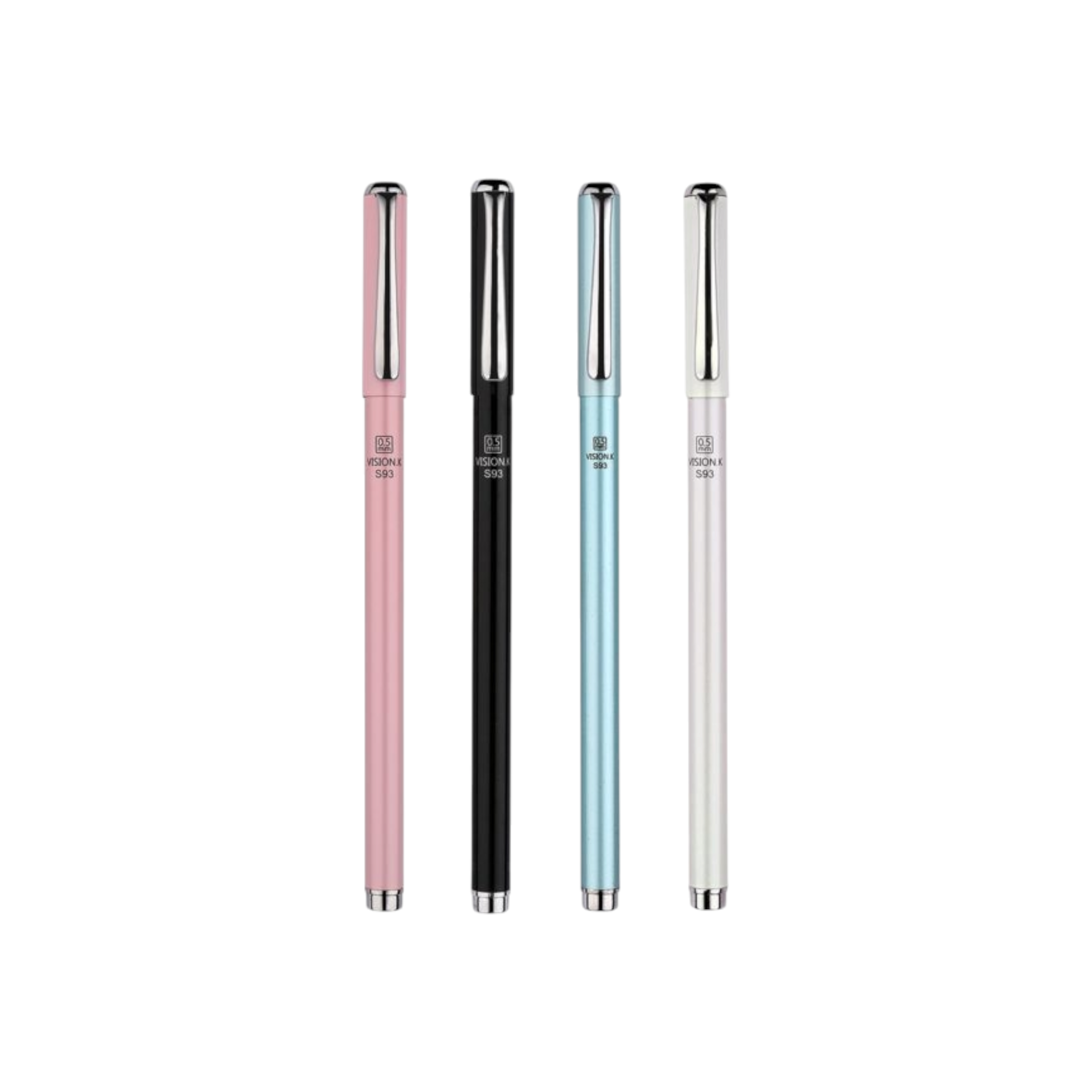 Deli Metal Gel Pen Bullet Tip 0.5mm Black S93 1pc