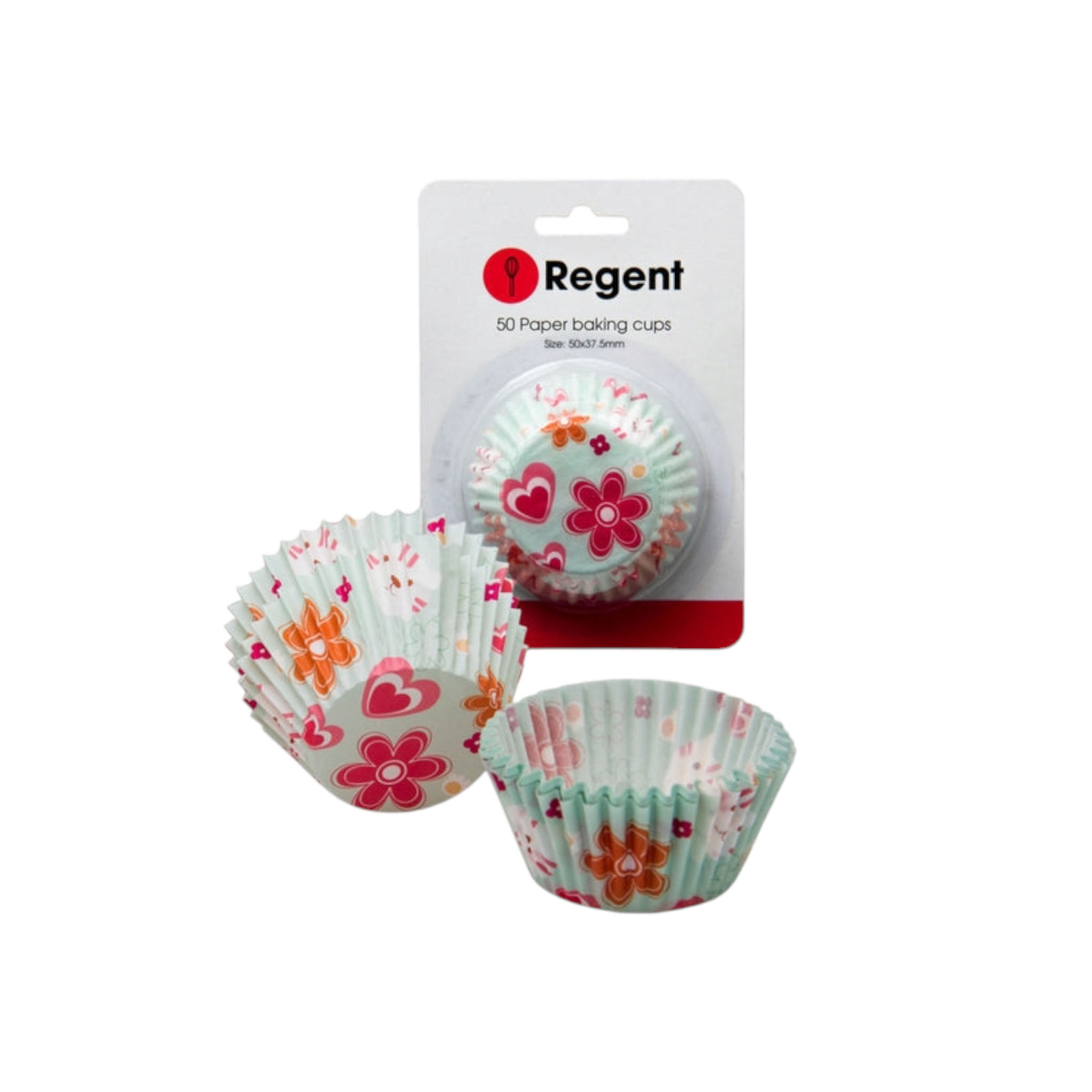 Regent Cake Cups Tea with Flower 50pack 71503