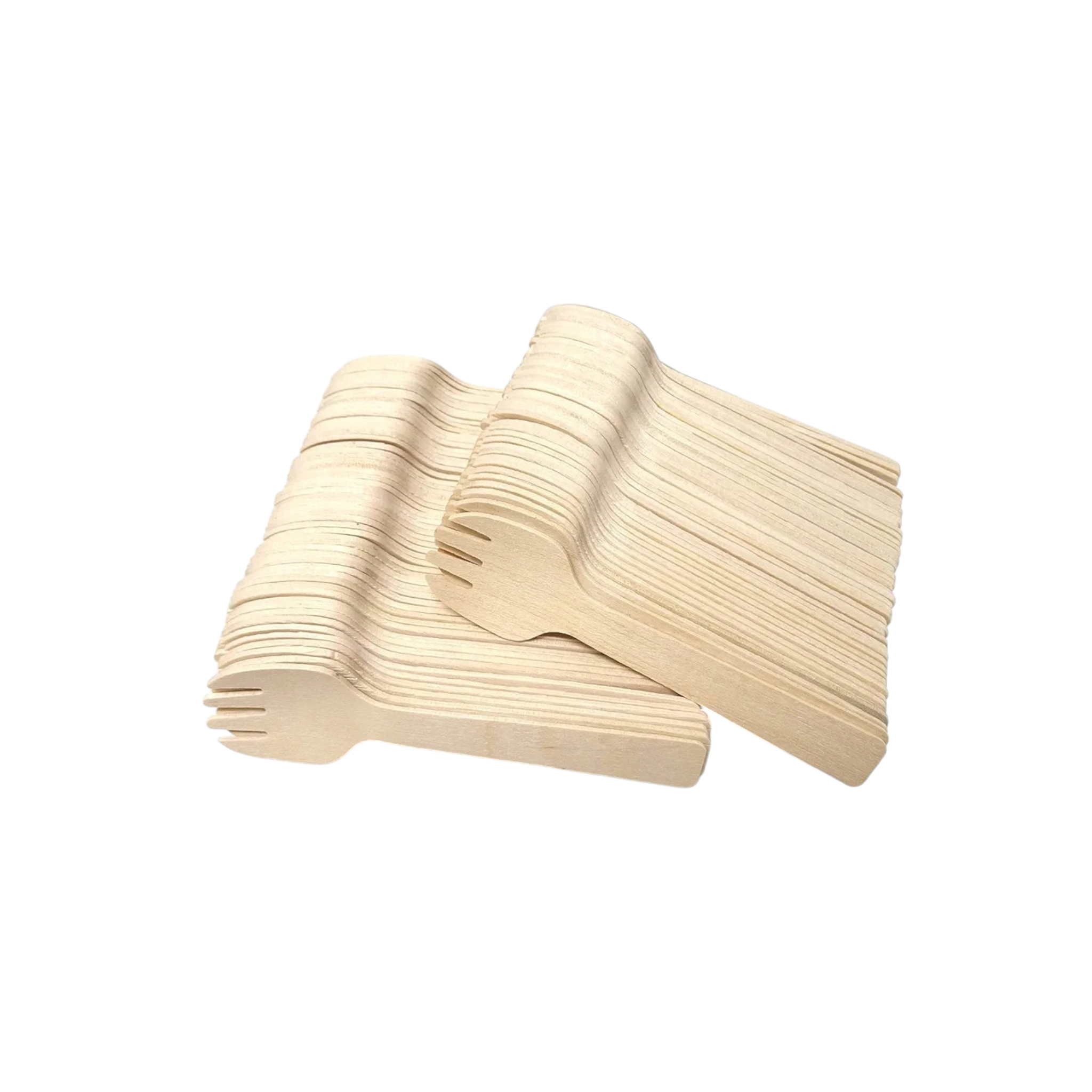 Disposable Wooden Forks 10.5cm 100pack