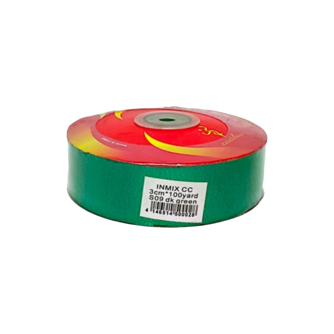 Satin Finish Color Poly Ribbon 3.2cmx100yard ±90m