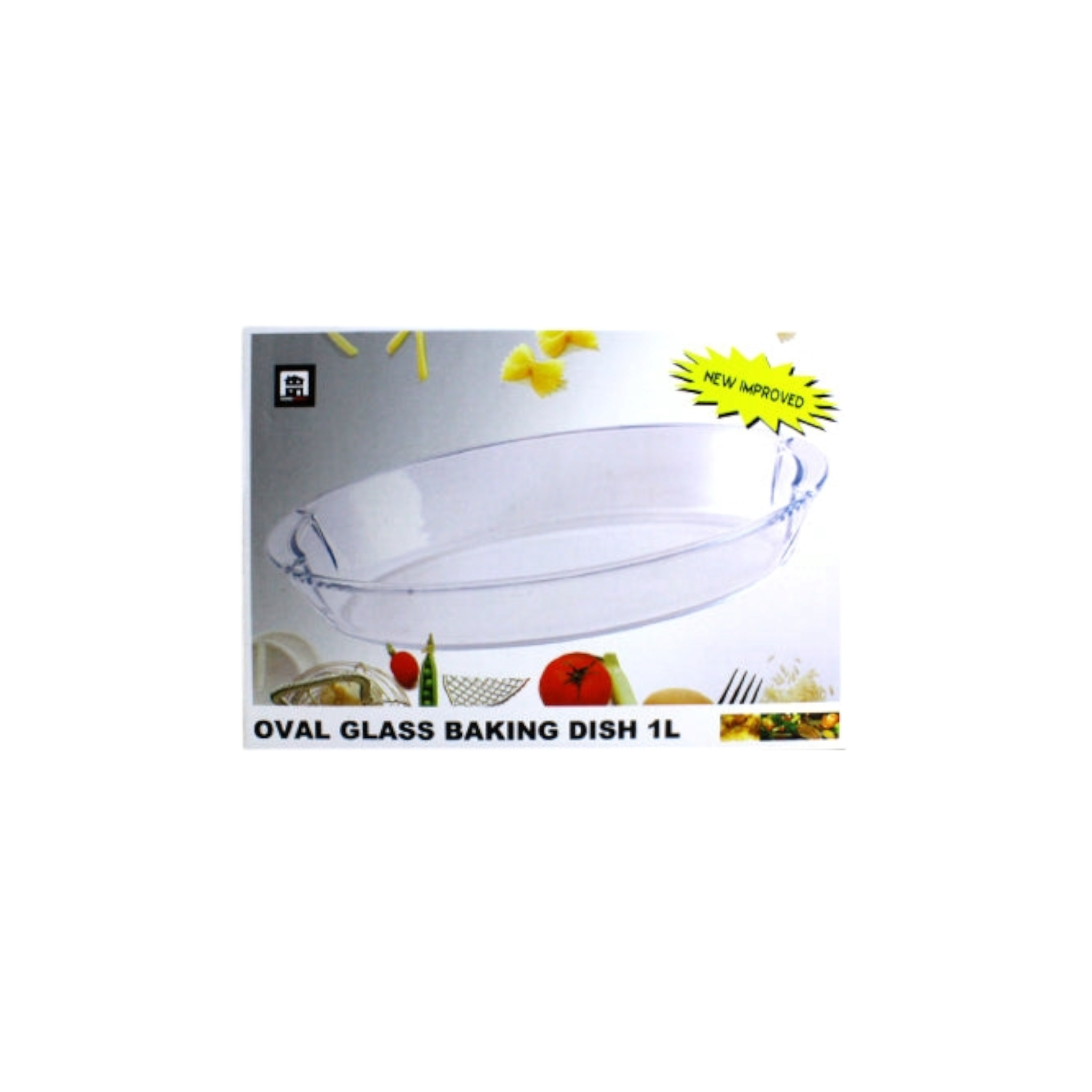 Oval Glass Baking Dish 0.9L GLJ766