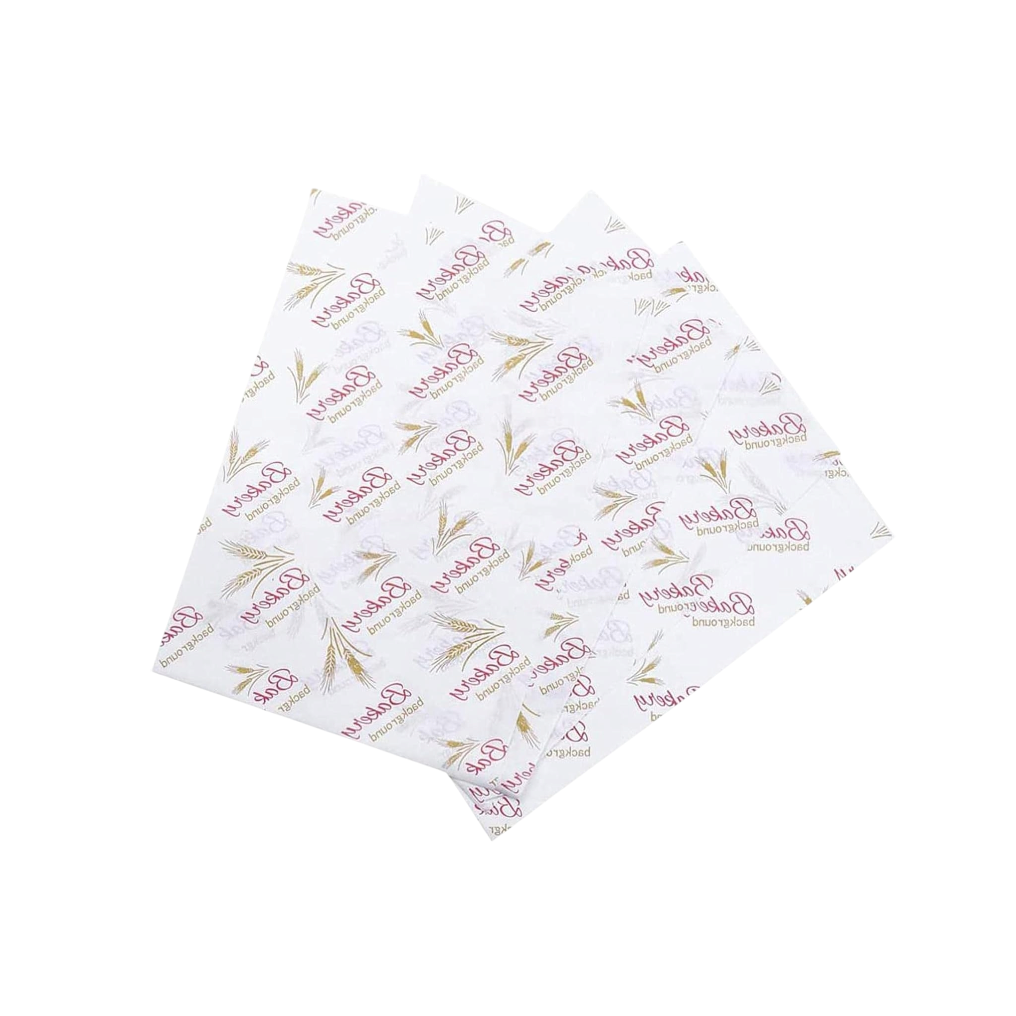 Printed Grease Proof Universal Wax Parchment Paper 100pack