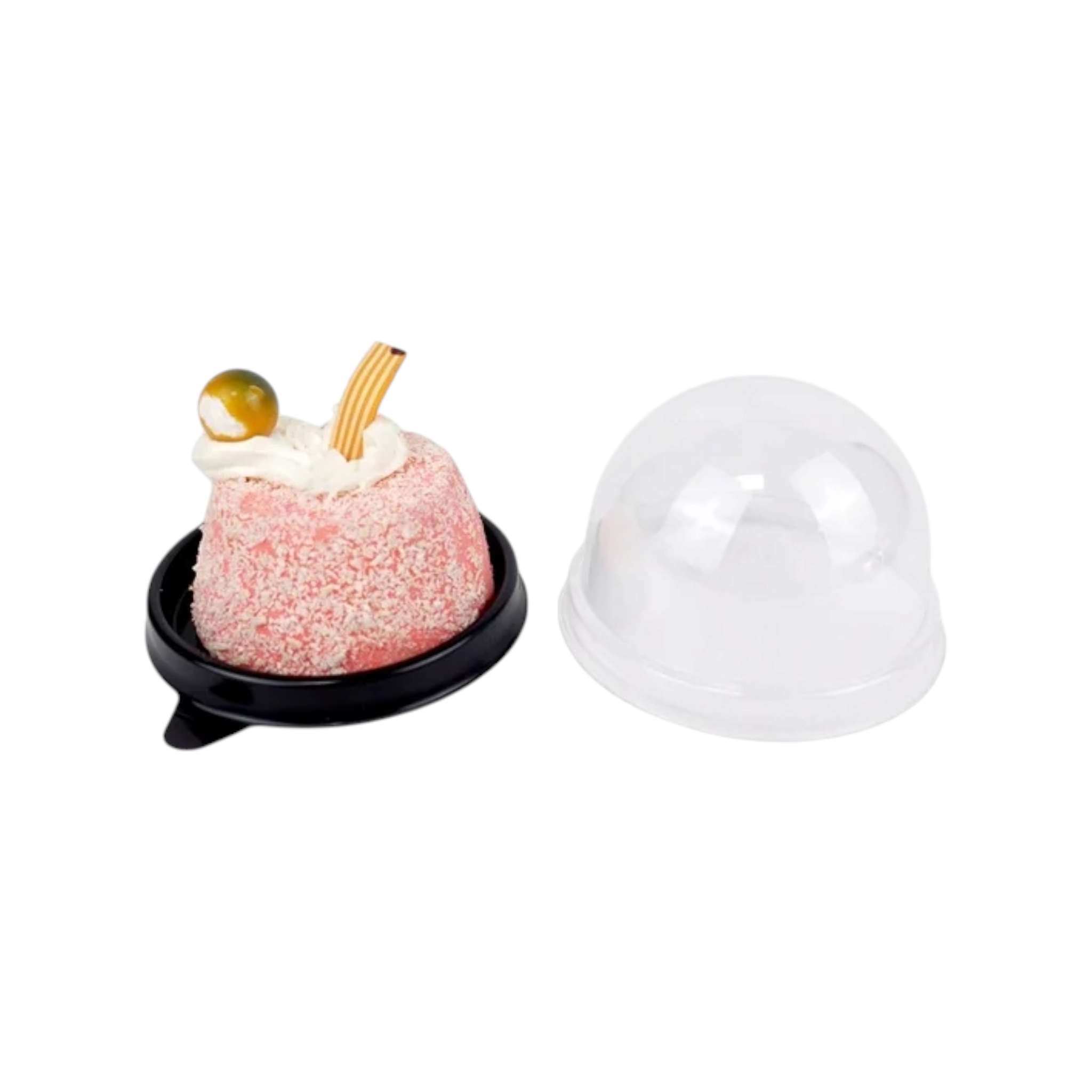 Mini Dessert Cupcake Dome & Base 10pack