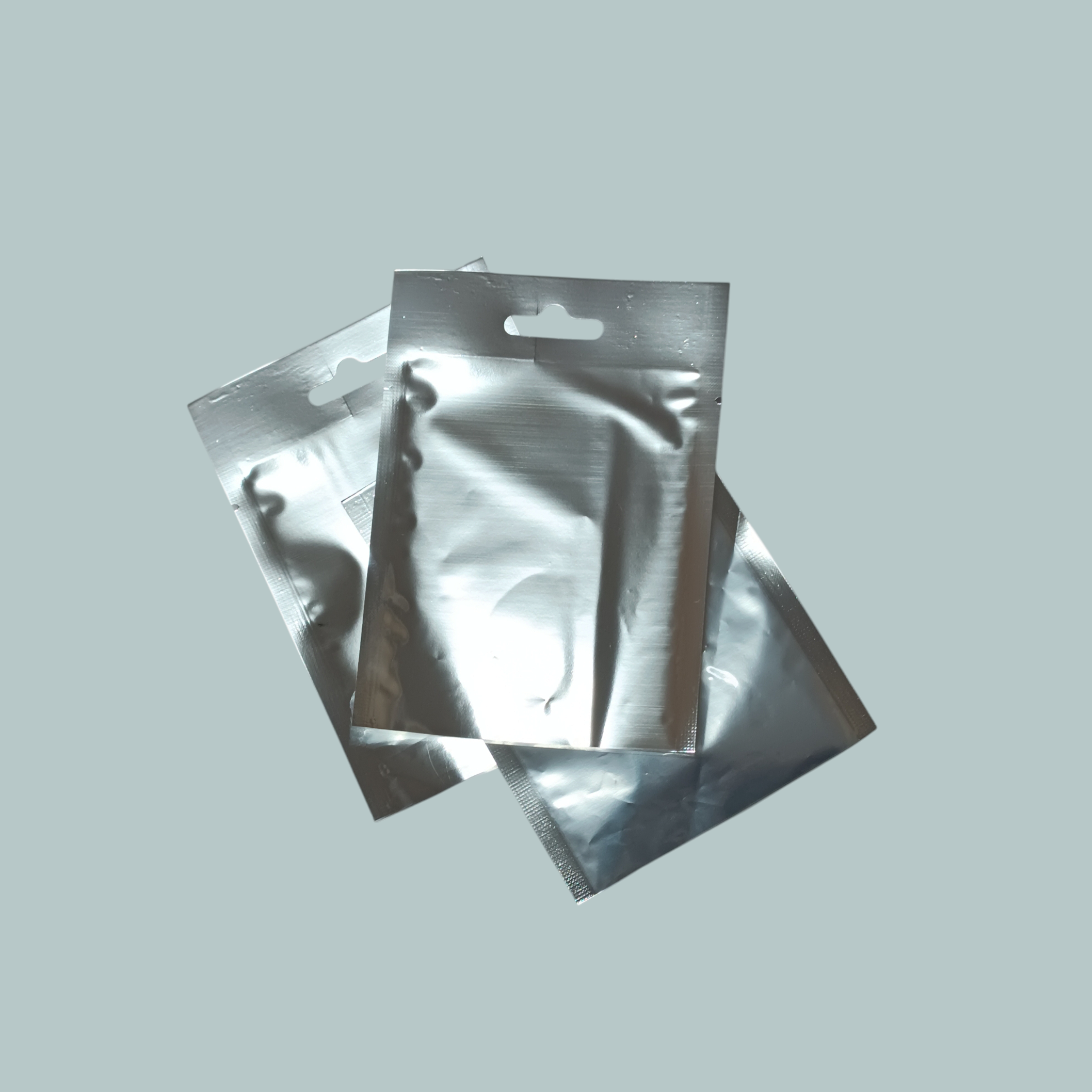 Vacuum Metalized Bags Silver 500g 16.5x26cm 70mic Laminated Pouch 100pack