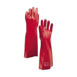 Gloves Elbow Red Medium Weight GLPV007E