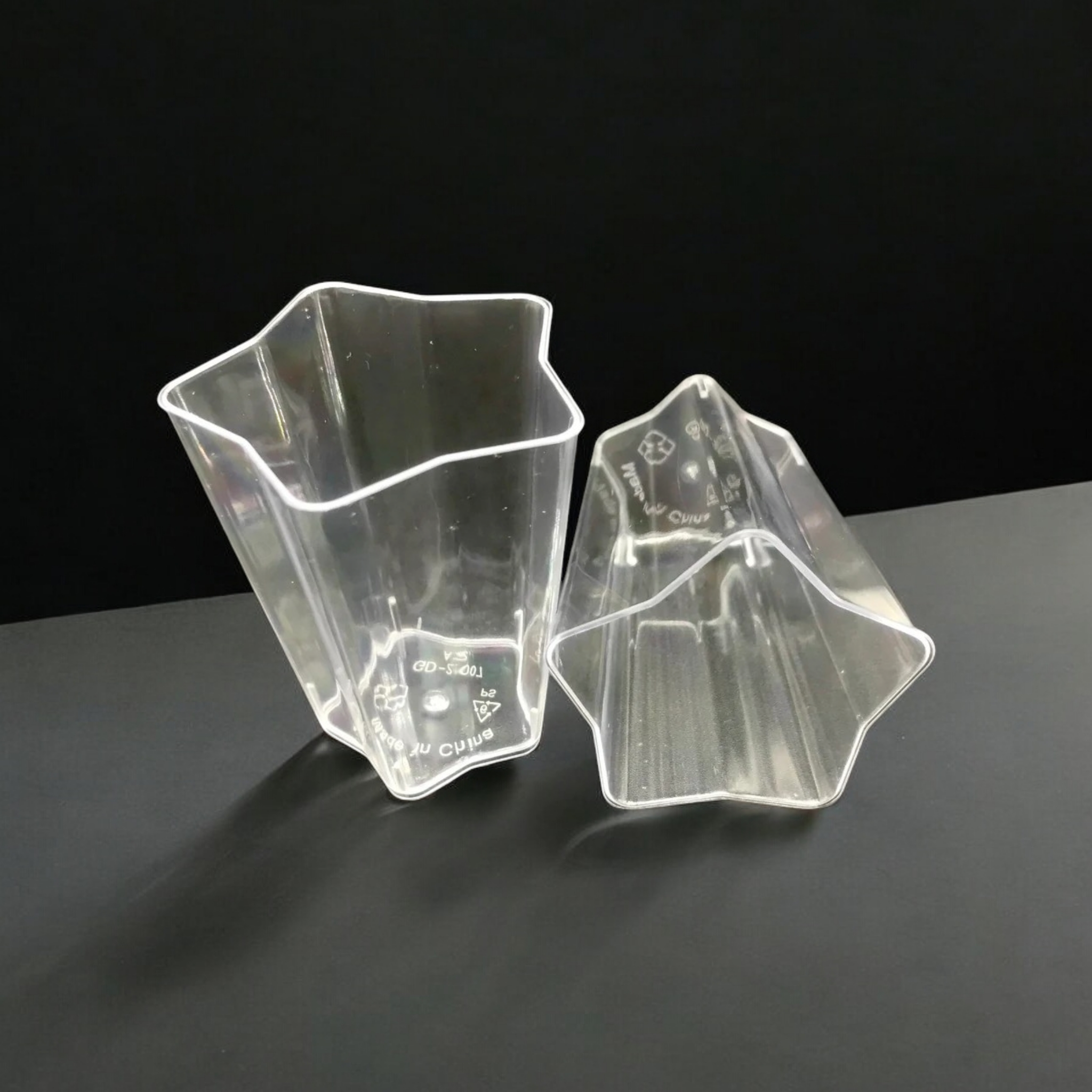 Acrylic Mini Dessert Cup 135ml 20pack with Lid