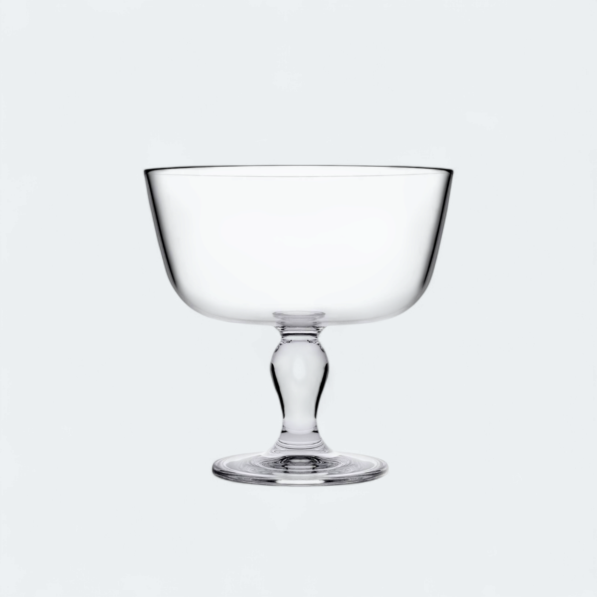 Pasabahce Petite Patisserie Glass Trifle Serving Dish Bowl 22cm on Footed Stand 24237