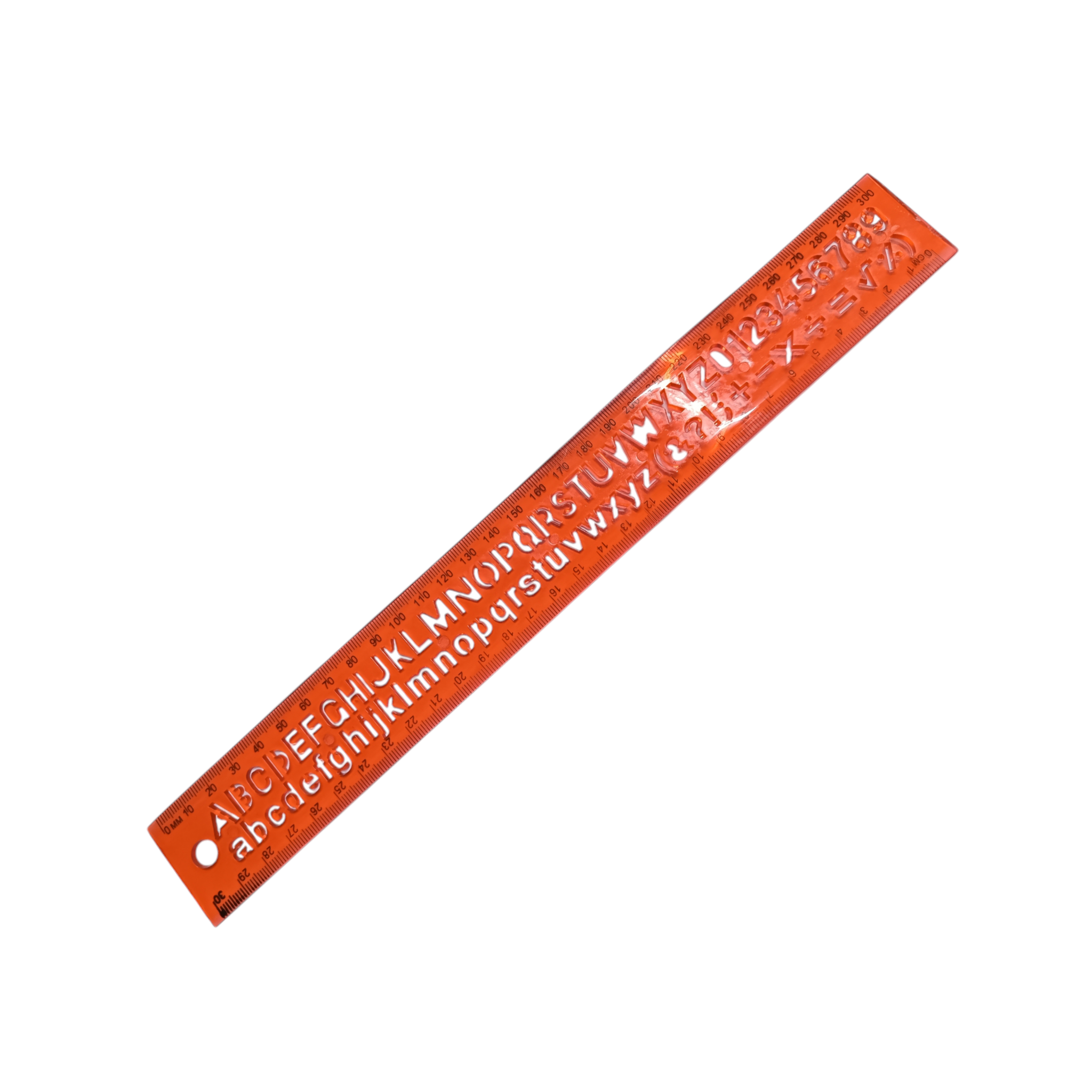 Stencil Ruler Flexible Color Transparent 30cm