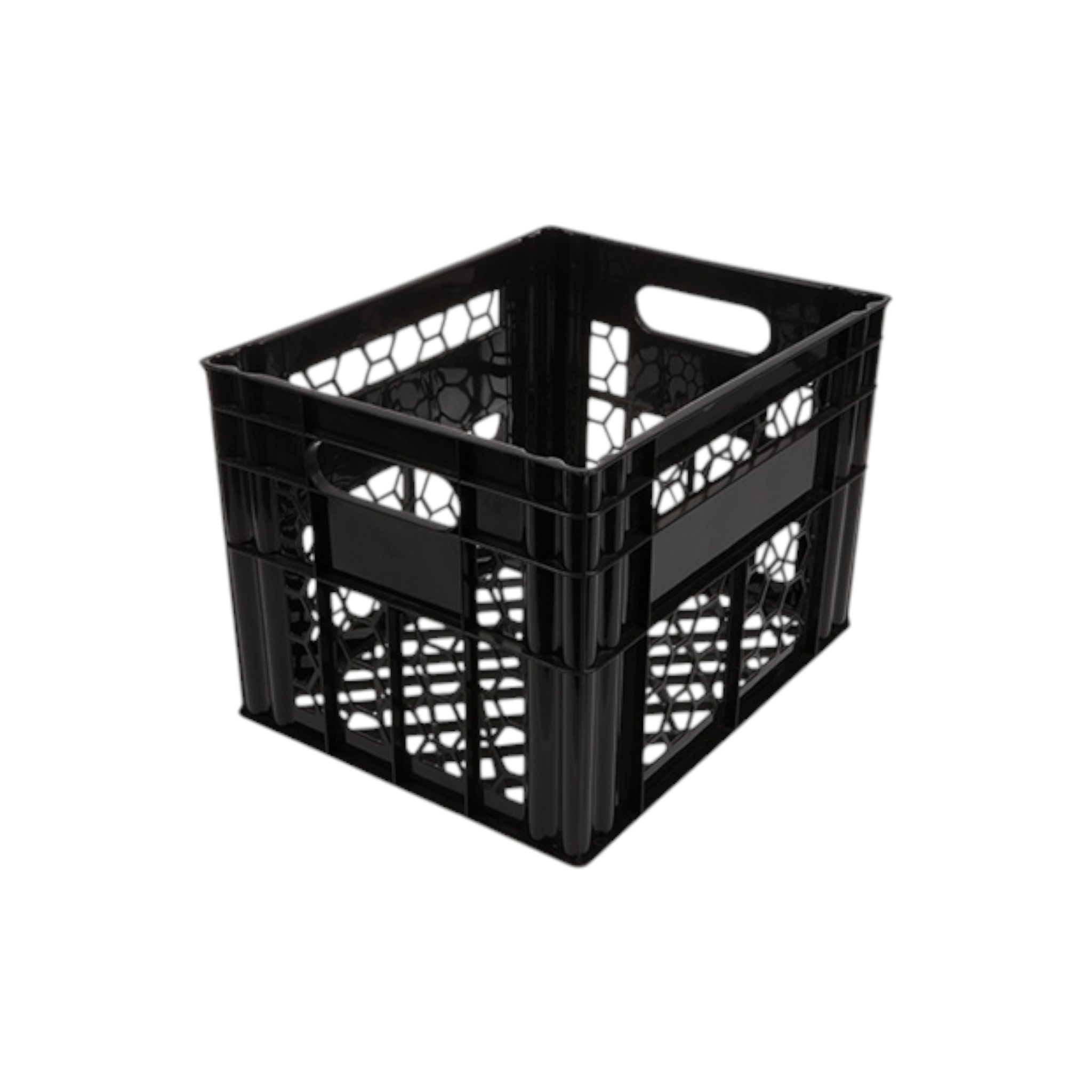Utility Dairy Milk Crate Black 422x322x320mm