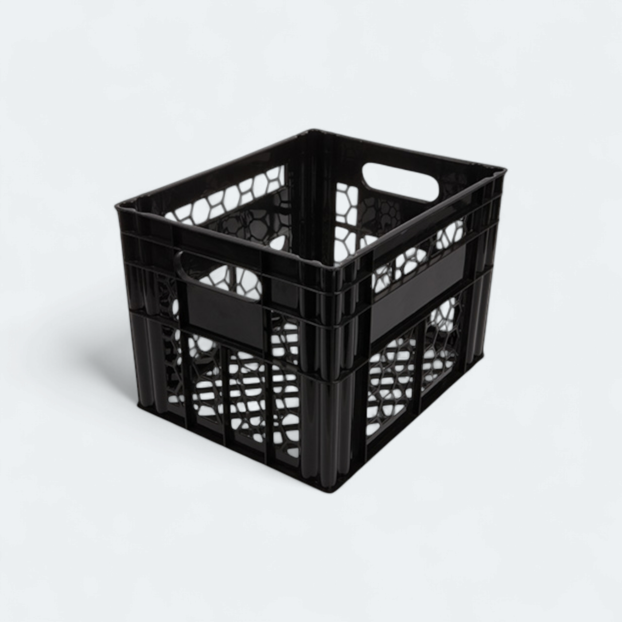 Utility Dairy Milk Crate Black 422x322x320mm