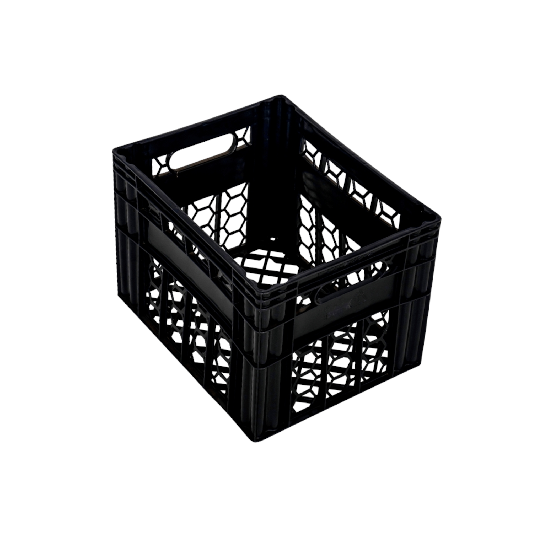 Utility Dairy Milk Crate Black 422x322x320mm