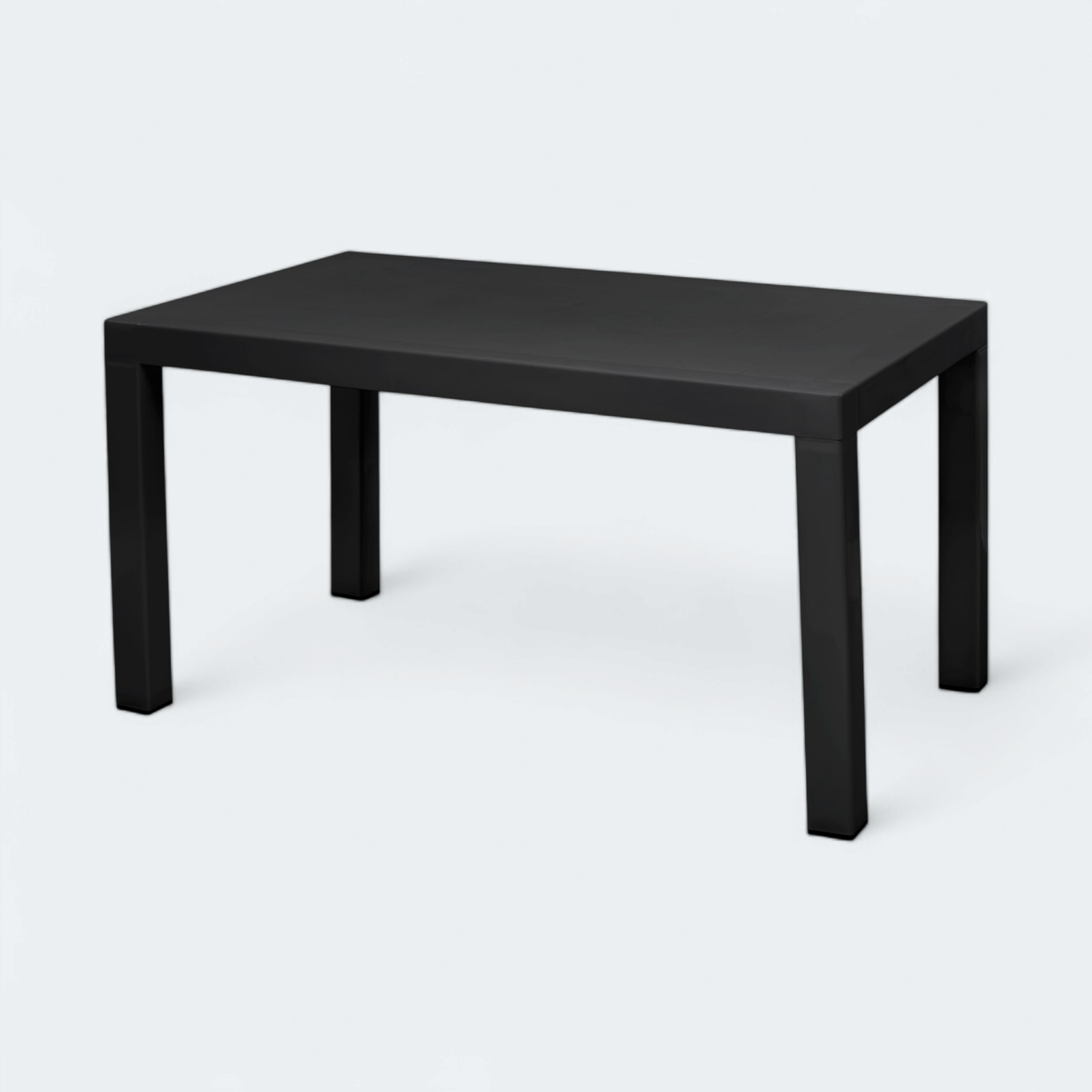 Elite 6-Seater Table Black Contour Outdoor