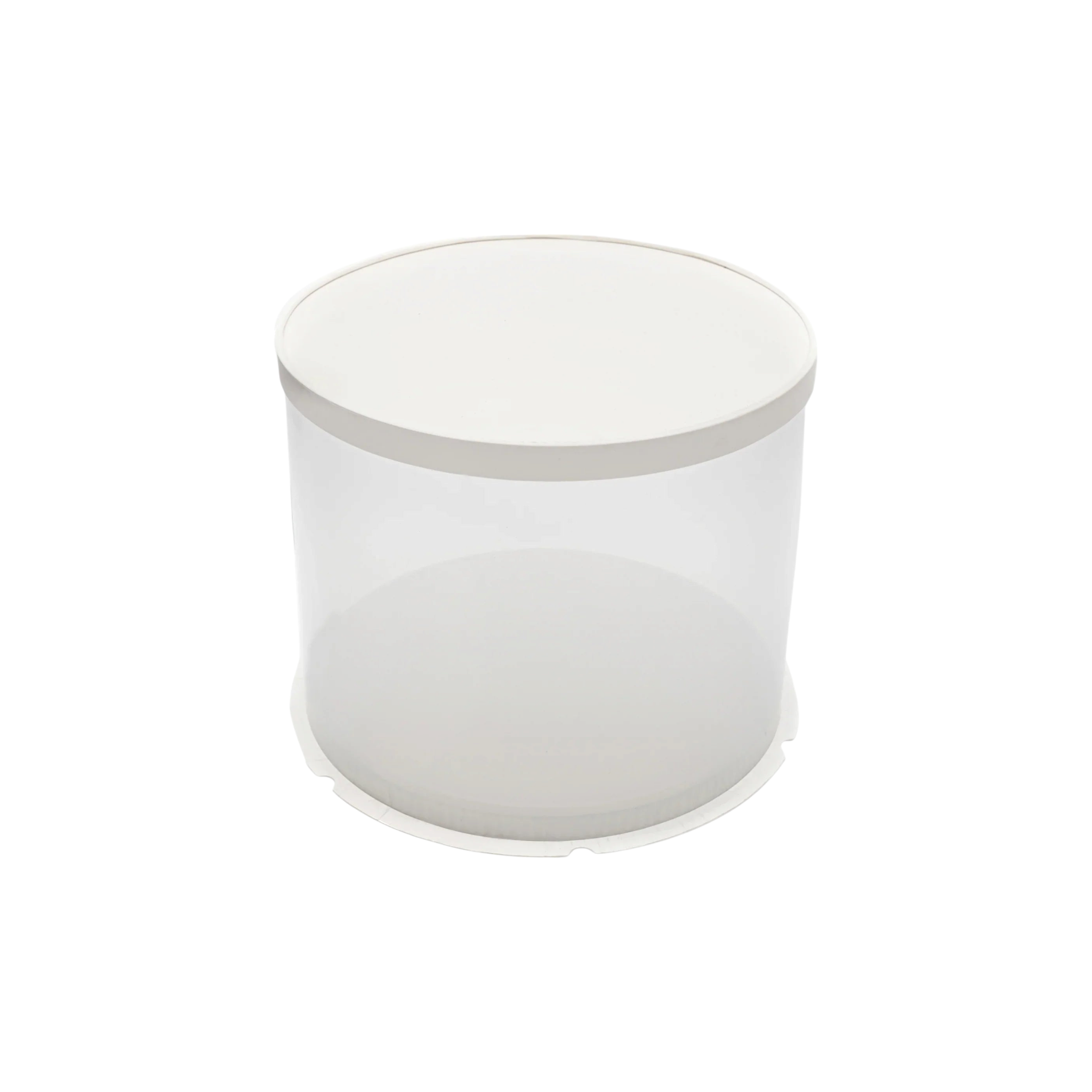 PVC Cake Gift Box Transparent Round Heigthened