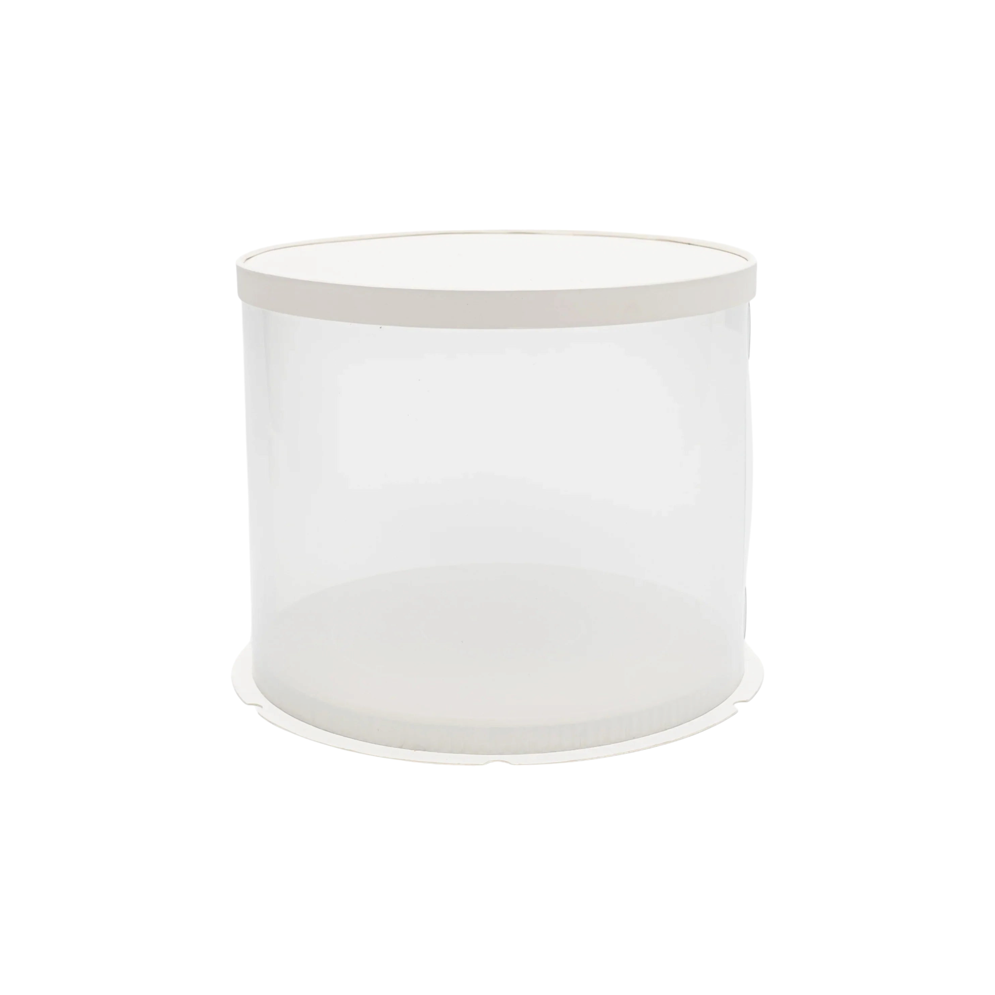 PVC Cake Gift Box Transparent Round Heigthened