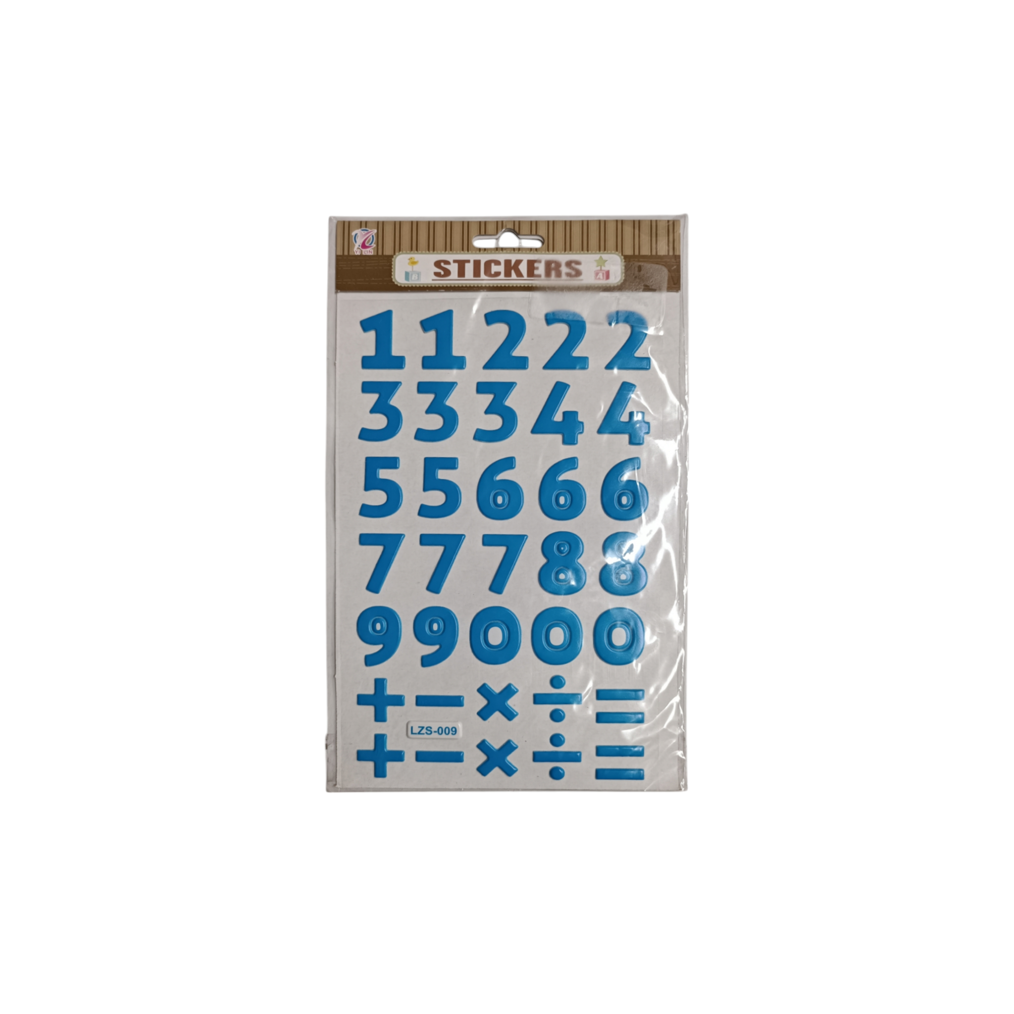 DIY Number Stickers Yi Lin