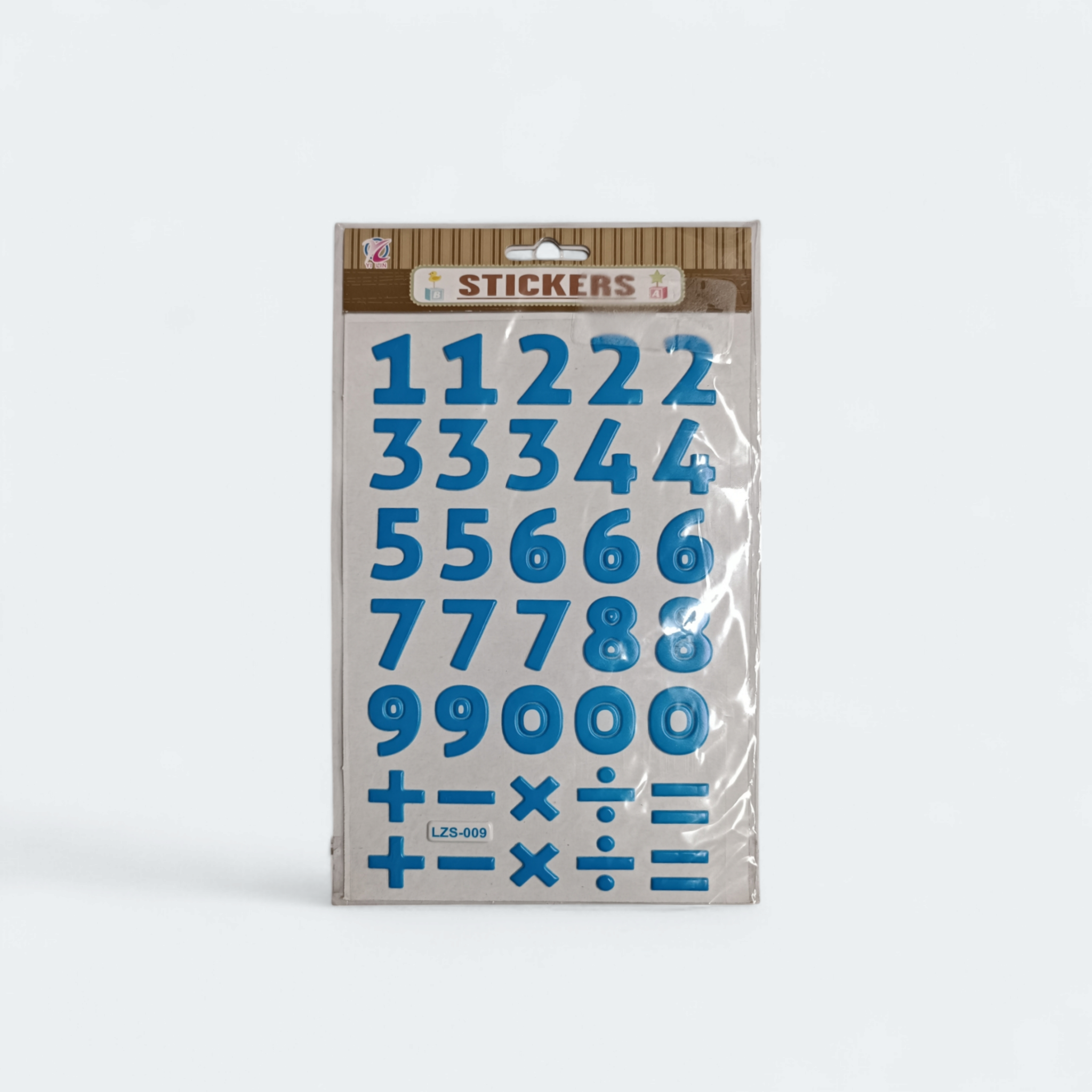 DIY Number Stickers Yi Lin