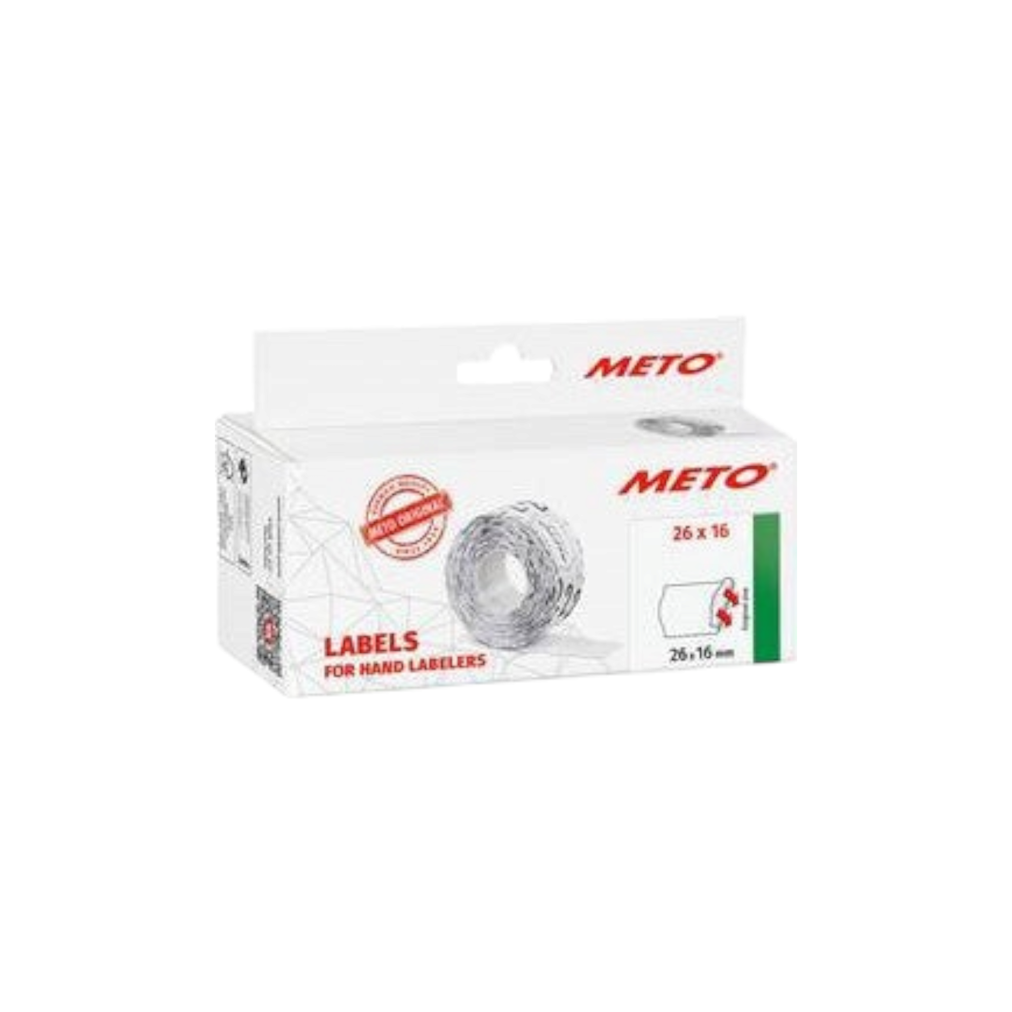 Meto Price Gun Labels Neon 26x16mm 1000pcs Roll