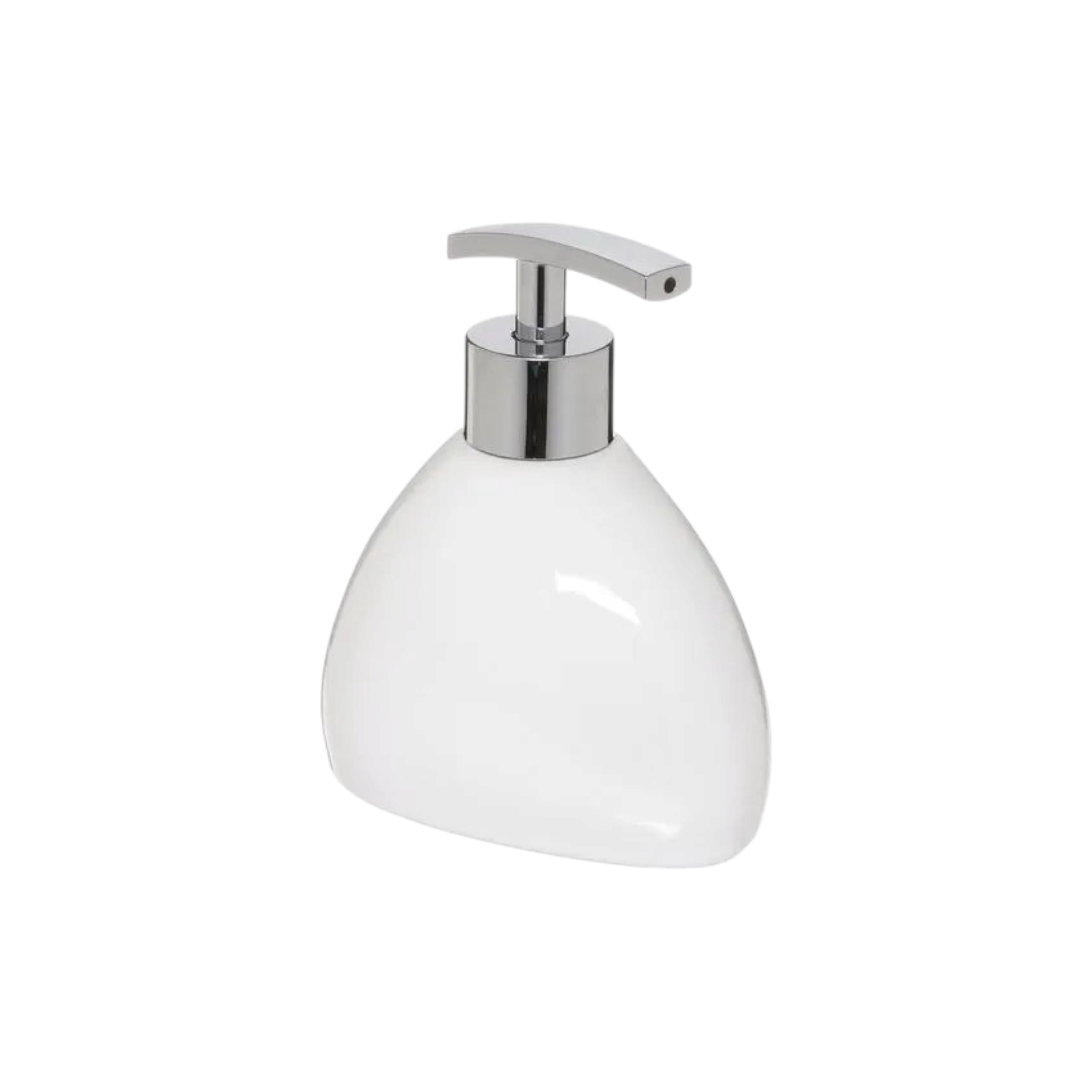 SG Secret De Gourmet Silk Soap Dispenser Stoneware Ceramic White 10.5x8.2x12.6 cm