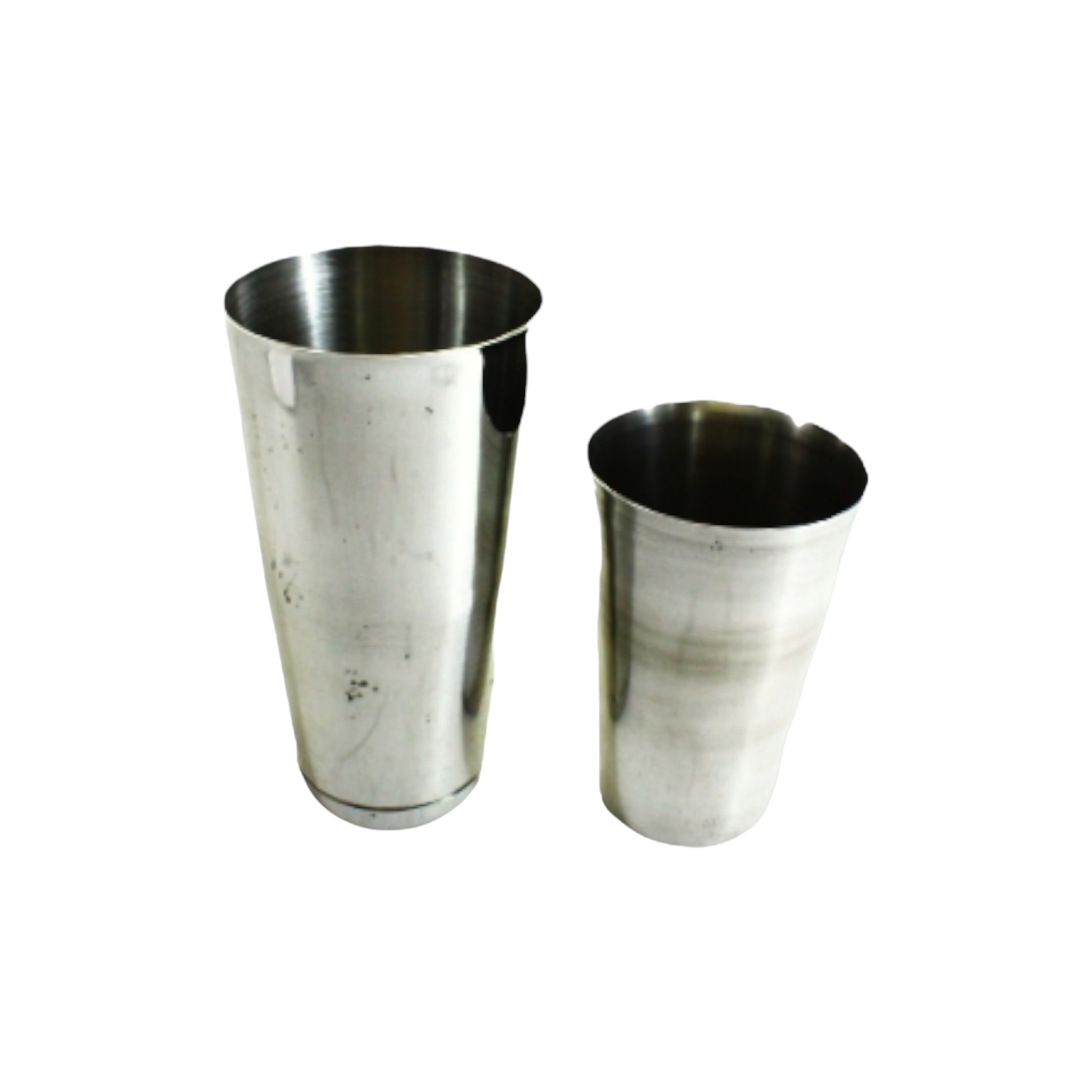 Cocktail Bar Shaker Cup 2pc Set Stainless Steel 850ml and 550ml MV2356
