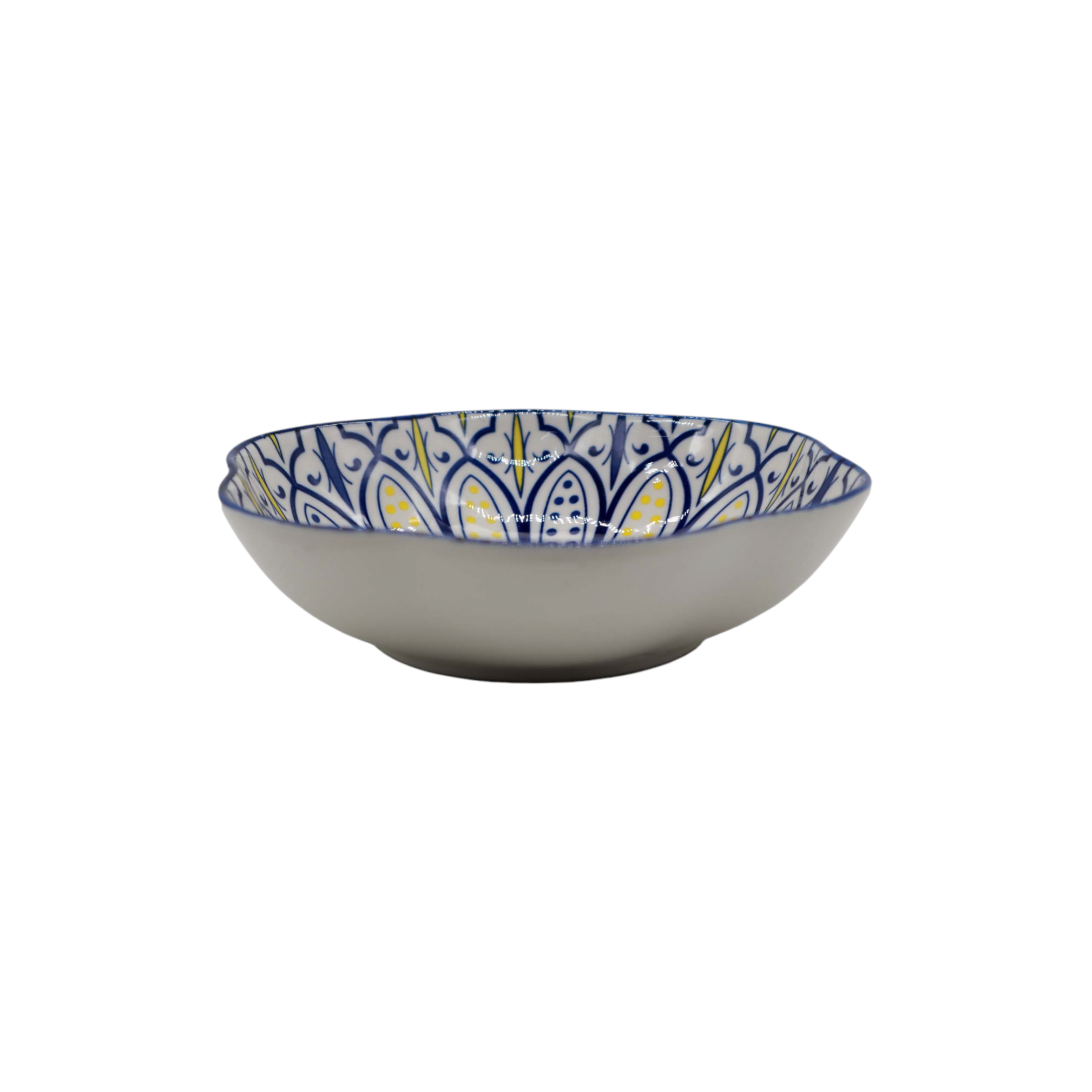Ceramic Sunflower Ethnic Bowl 7Inch