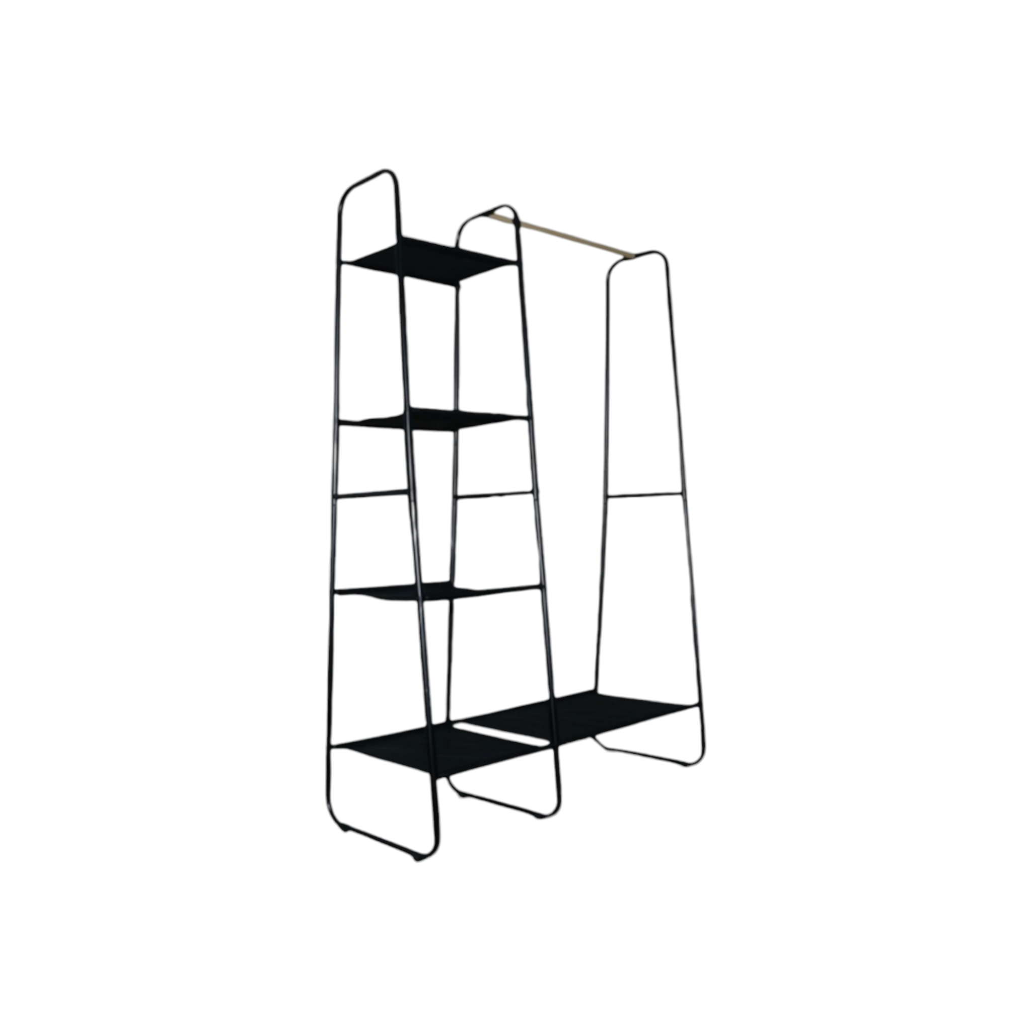 5five Artemis Metal Shelved Garment Rack