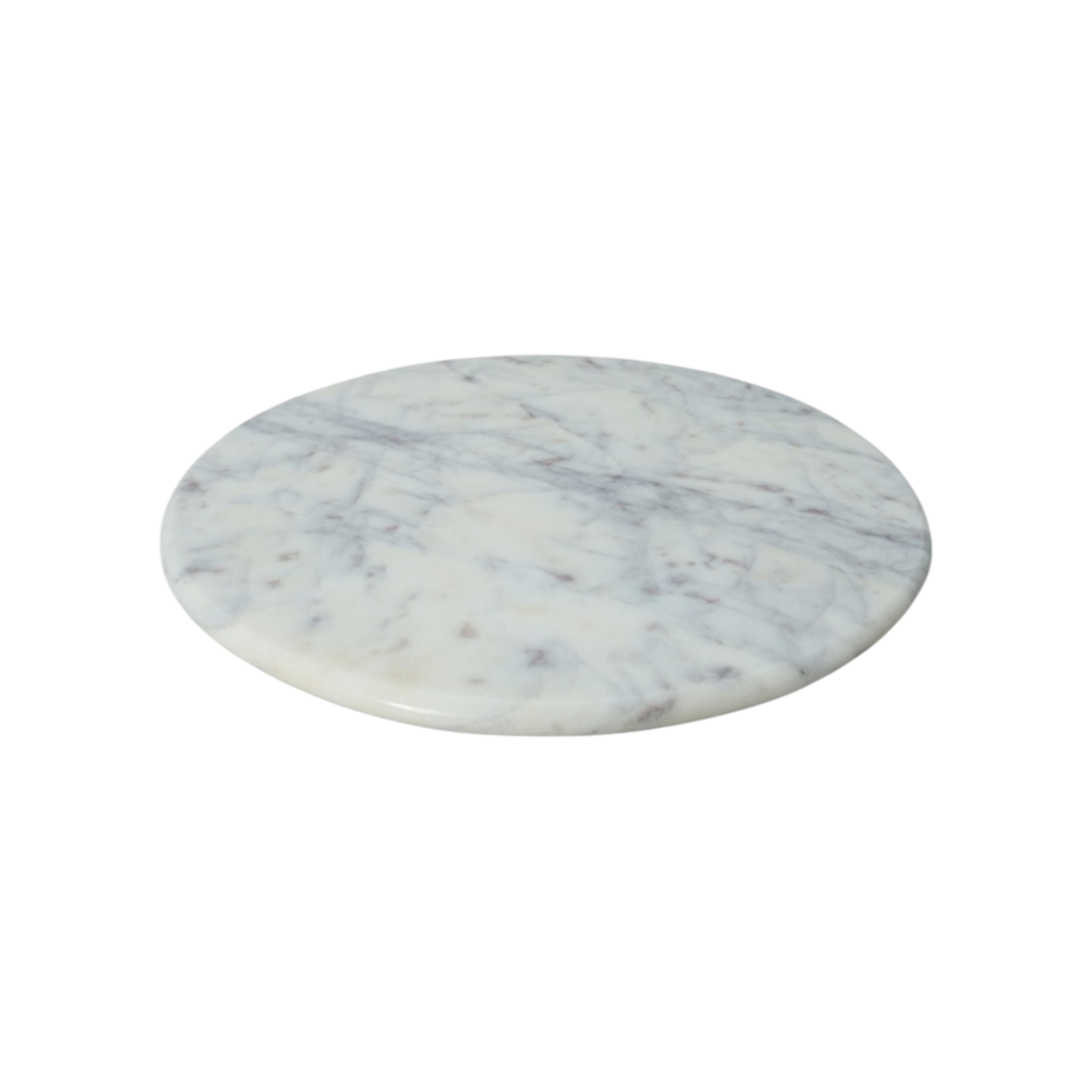 Submila Whte Marble Plate 30cm