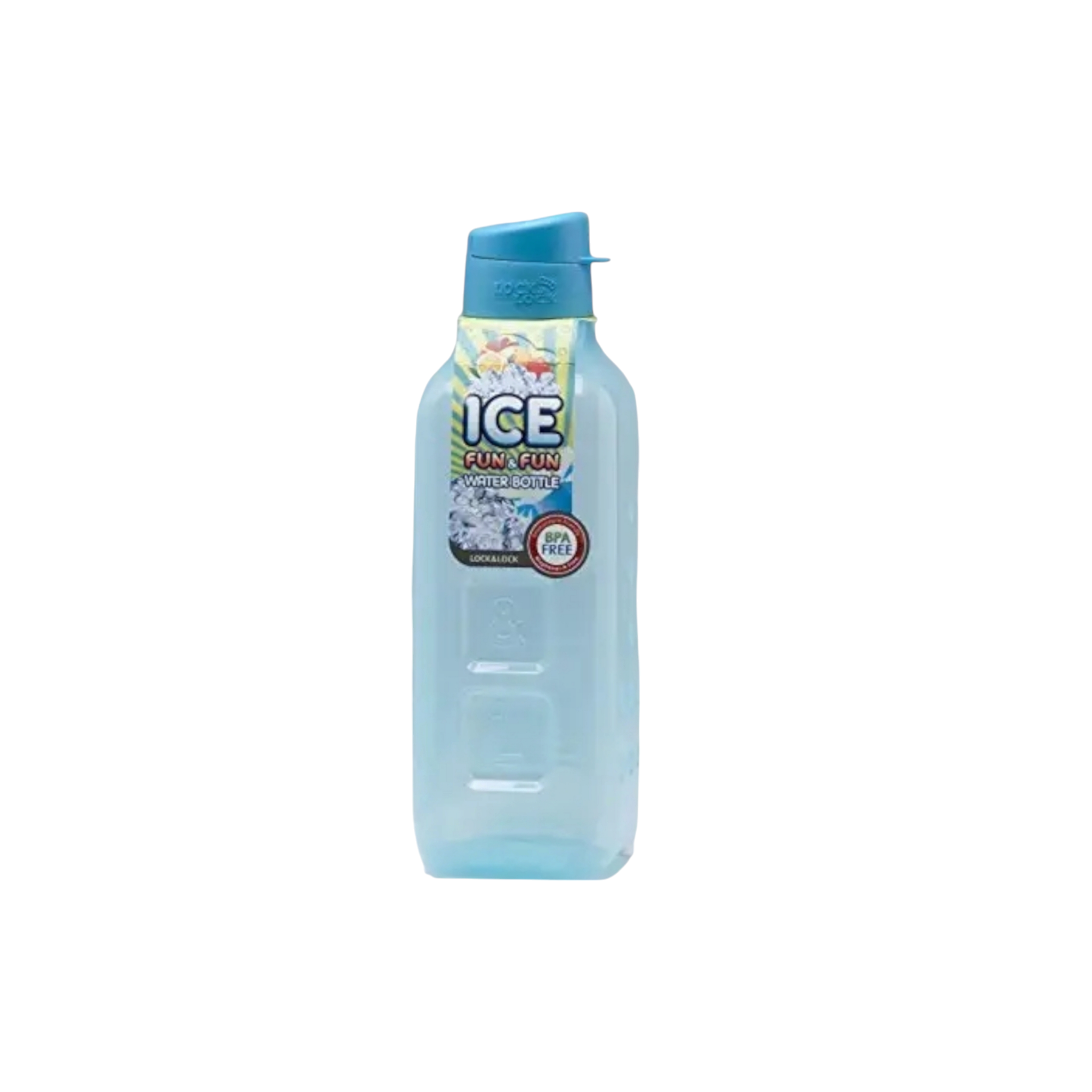Nu Ware Ice Fun & Fun Sports Water Bottle Square Flip Cap 1L