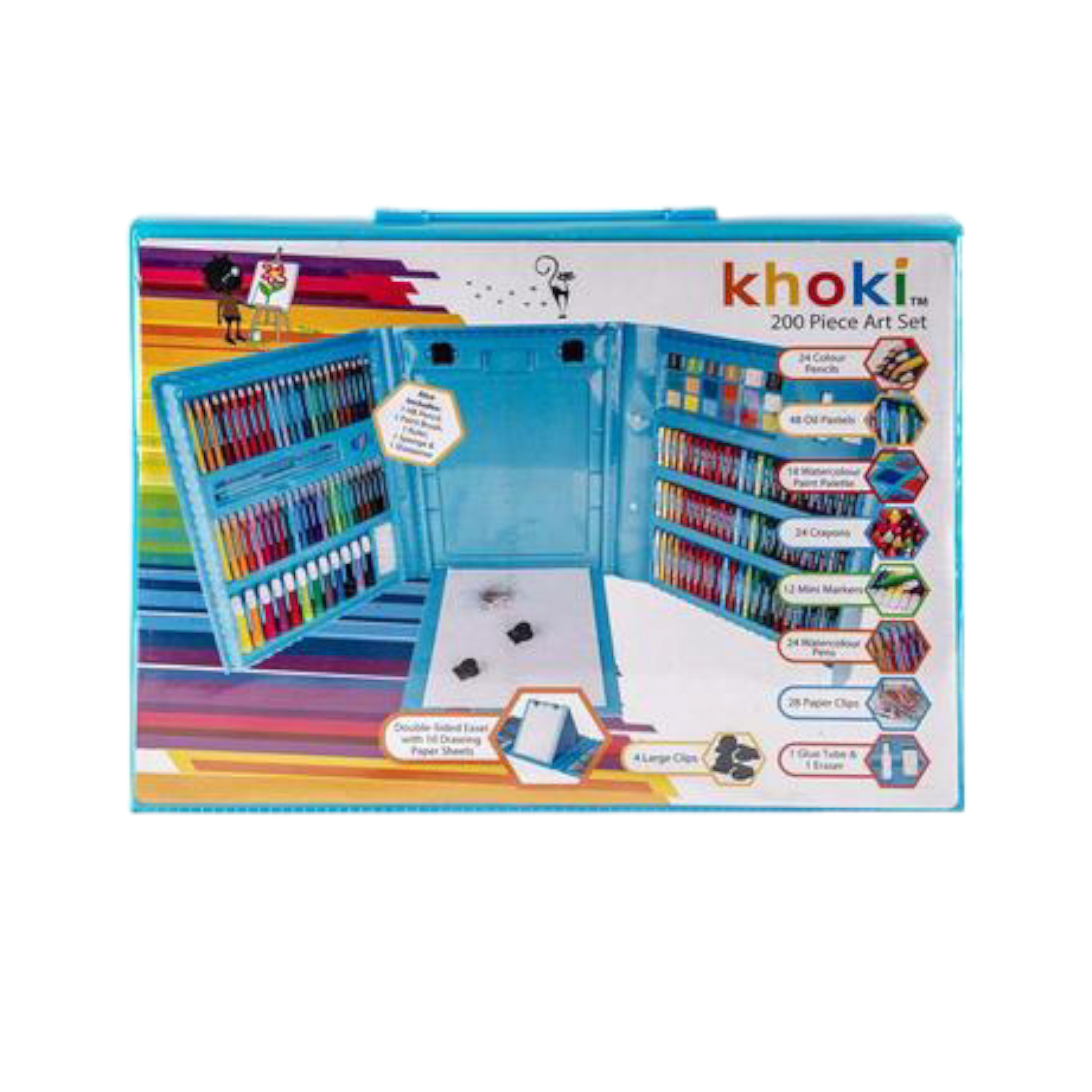Khoki Arts & Craft Pencil Set 200pcs