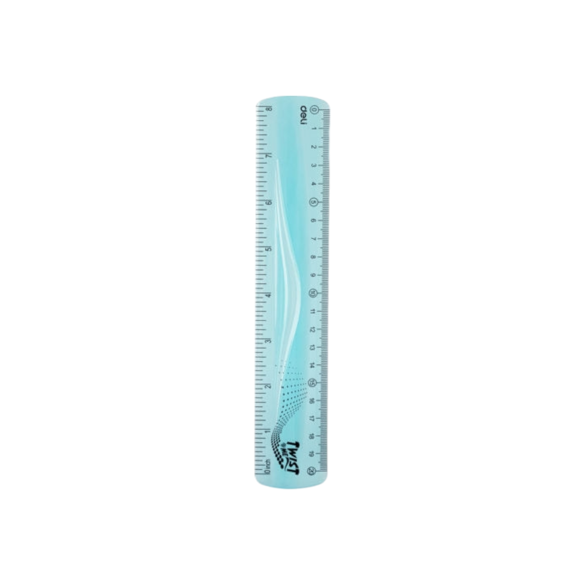 Deli Ultra Flexible Ruler 20cm 8 inch