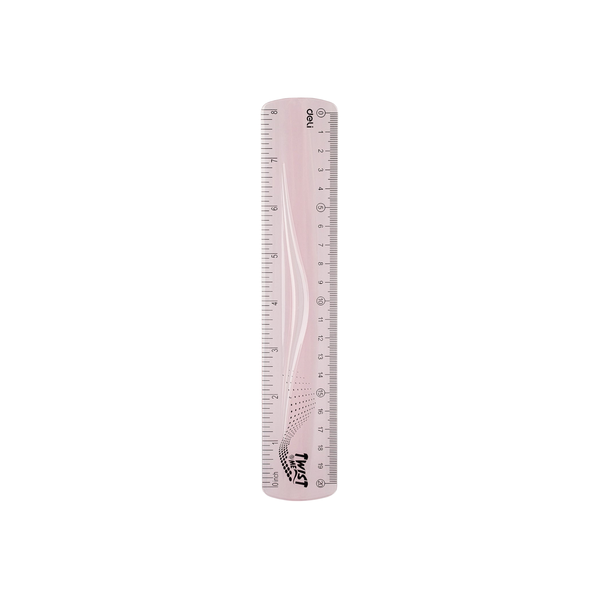 Deli Ultra Flexible Ruler 20cm 8 inch