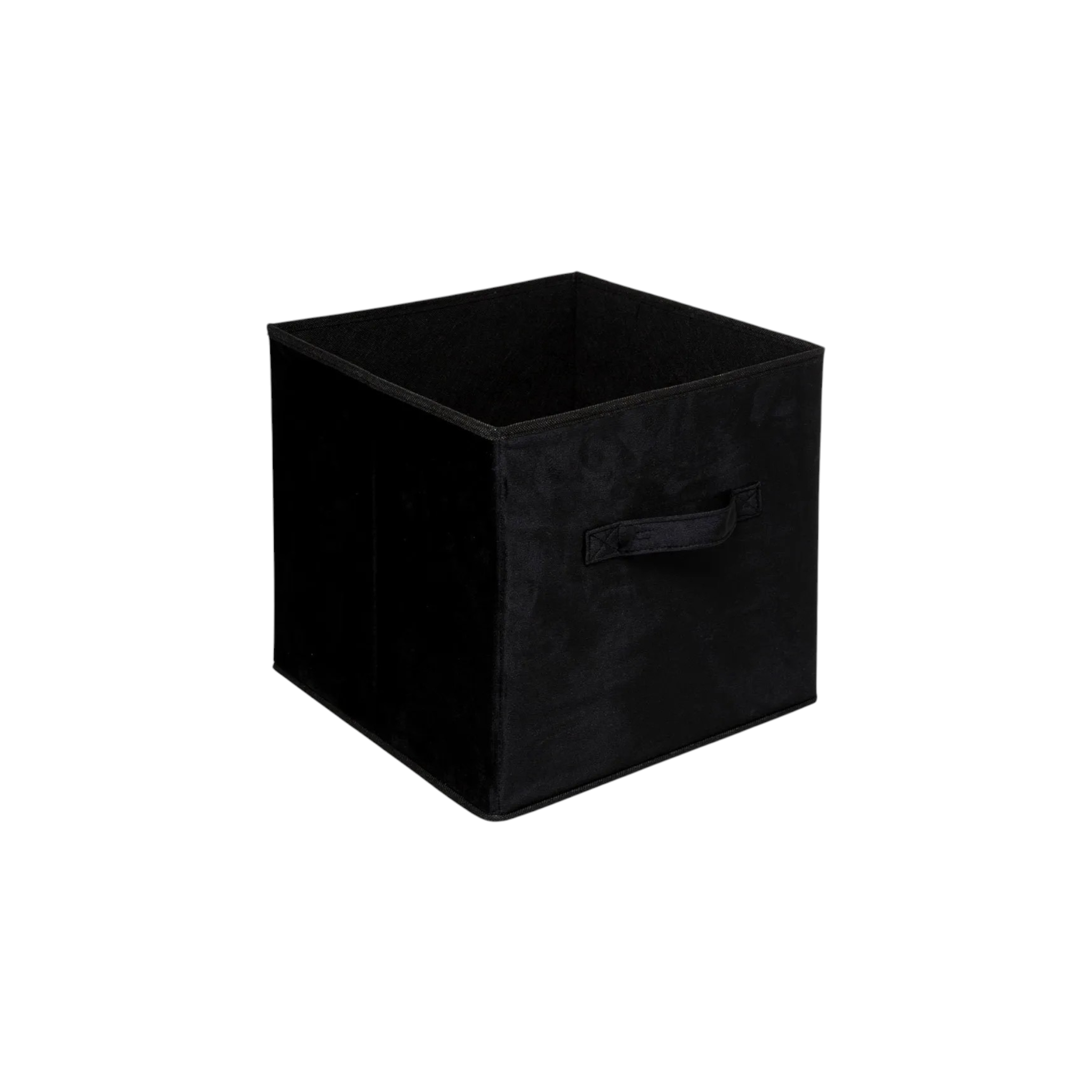 5Five Simply Smart Velvet Storage Box Black 31x31cm