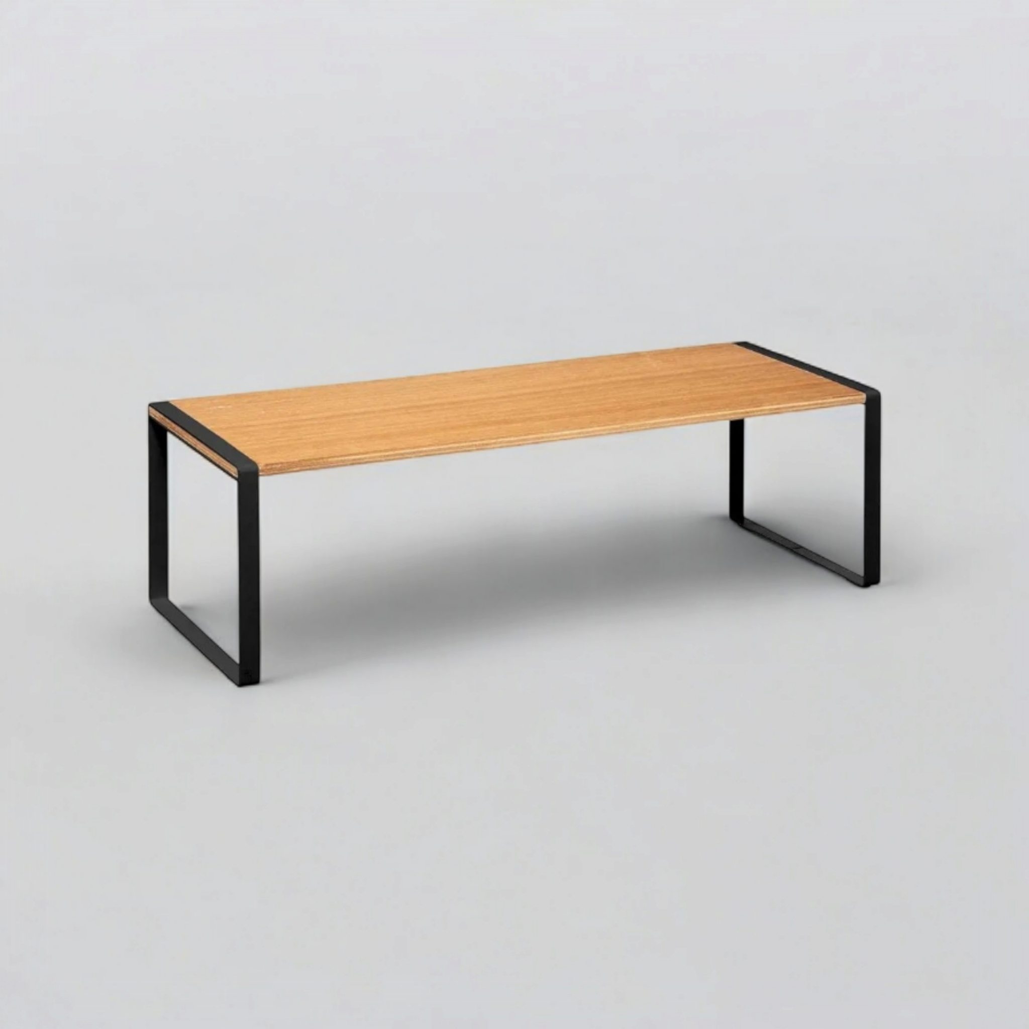 5Five Shelf Mini Wood Table Metal Stand Minimalistic Countertop Storage Small 50x18x15cm