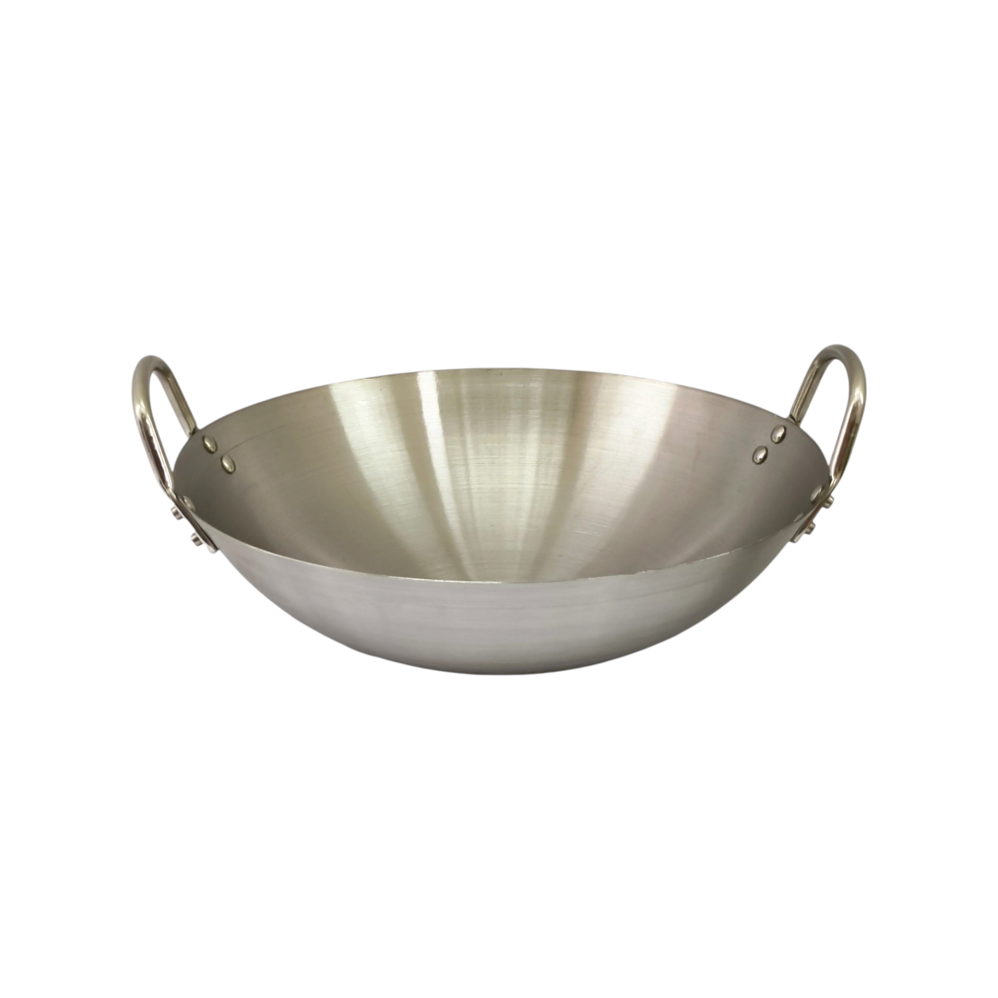 Wok Non-Stick 34cm Carbon Finish Stainless Steel